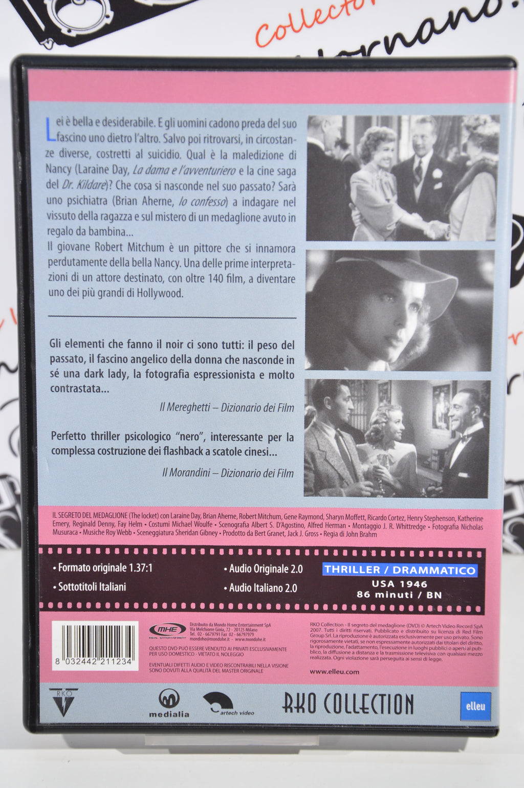 Il segreto del medaglione Dvd Italiano Robert Mitchum