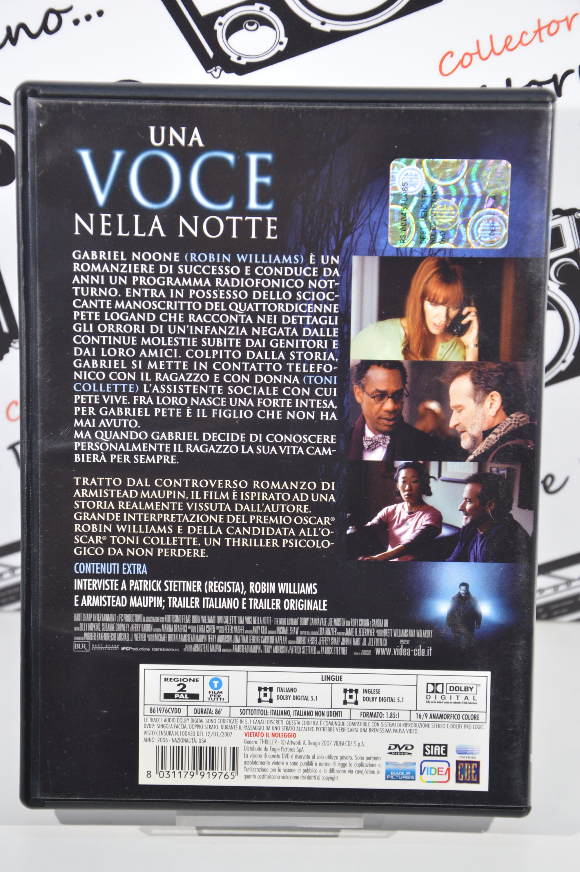 Una voce nella notte Dvd