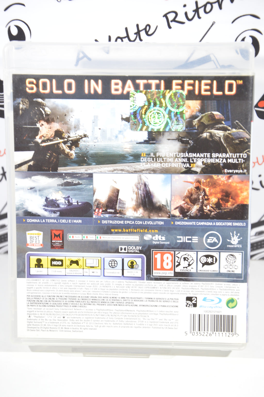 Battlefield 4 PlayStation 3 18+ Multilingua