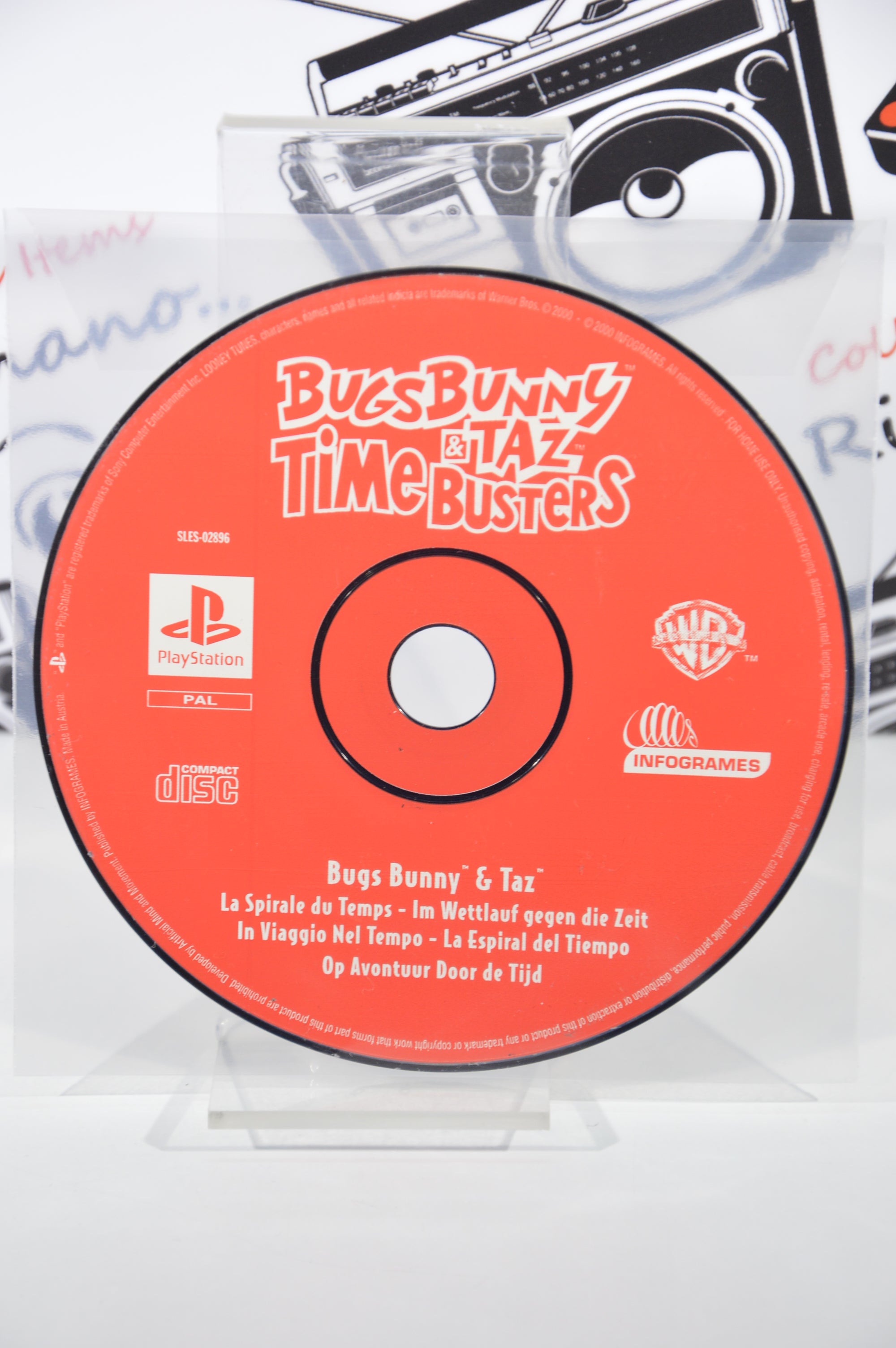 Bug's Bunny e Taz in viaggio nel tempo PlayStation 1 3+ Multilingua SOLO DISCO