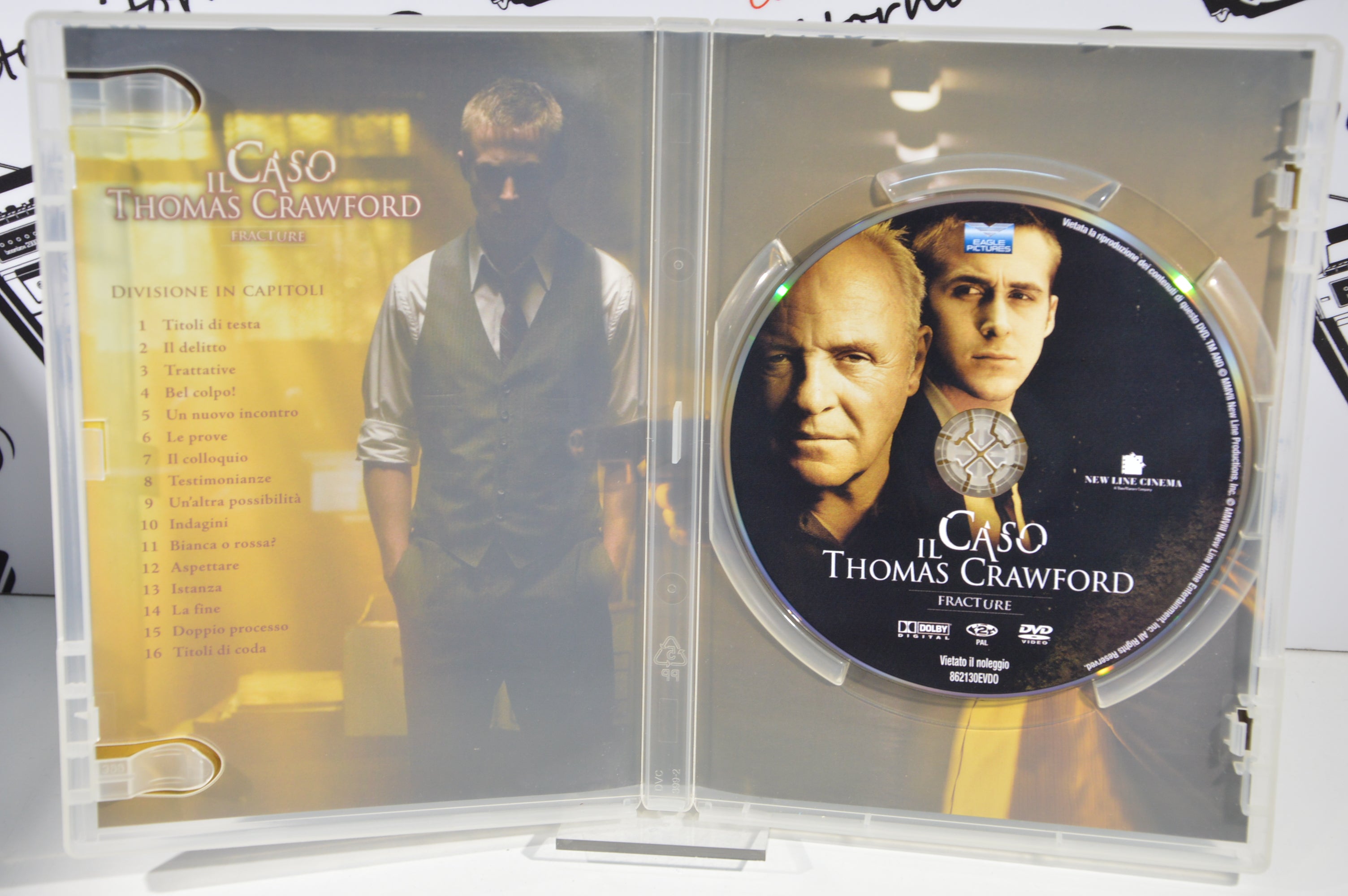 Il caso Thomas Crawford Dvd Italiano collezione Anthony Hopkins