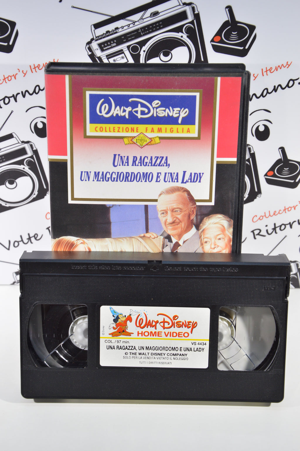 Una ragazza, un maggiordomo e una lady VHS vintage Disney
