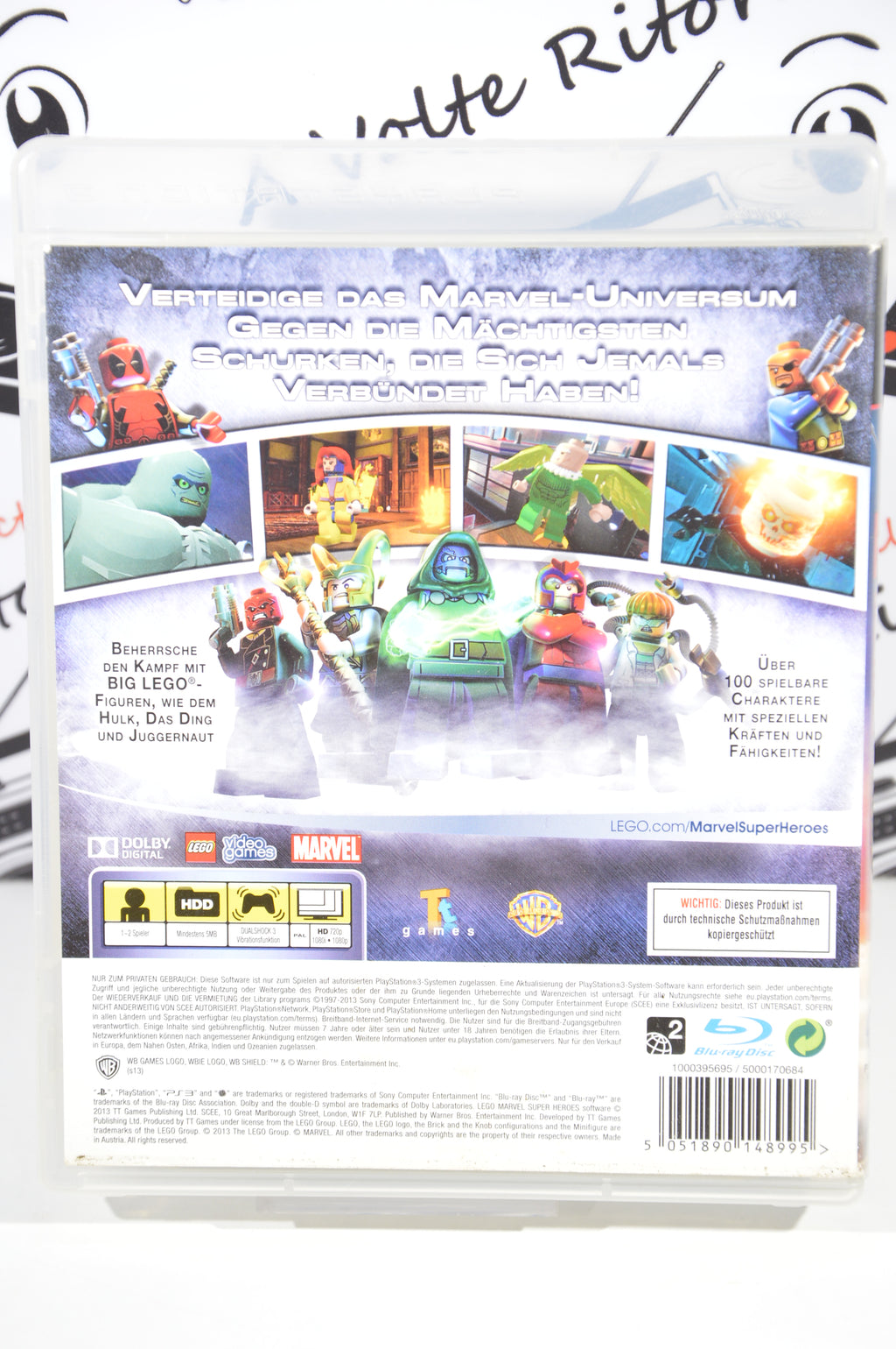 Lego Marvel super heroes PlayStation 3 12+ Multilingua