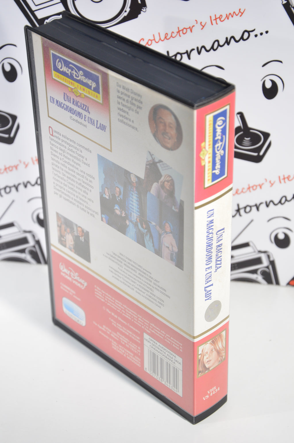 Una ragazza, un maggiordomo e una lady VHS vintage Disney