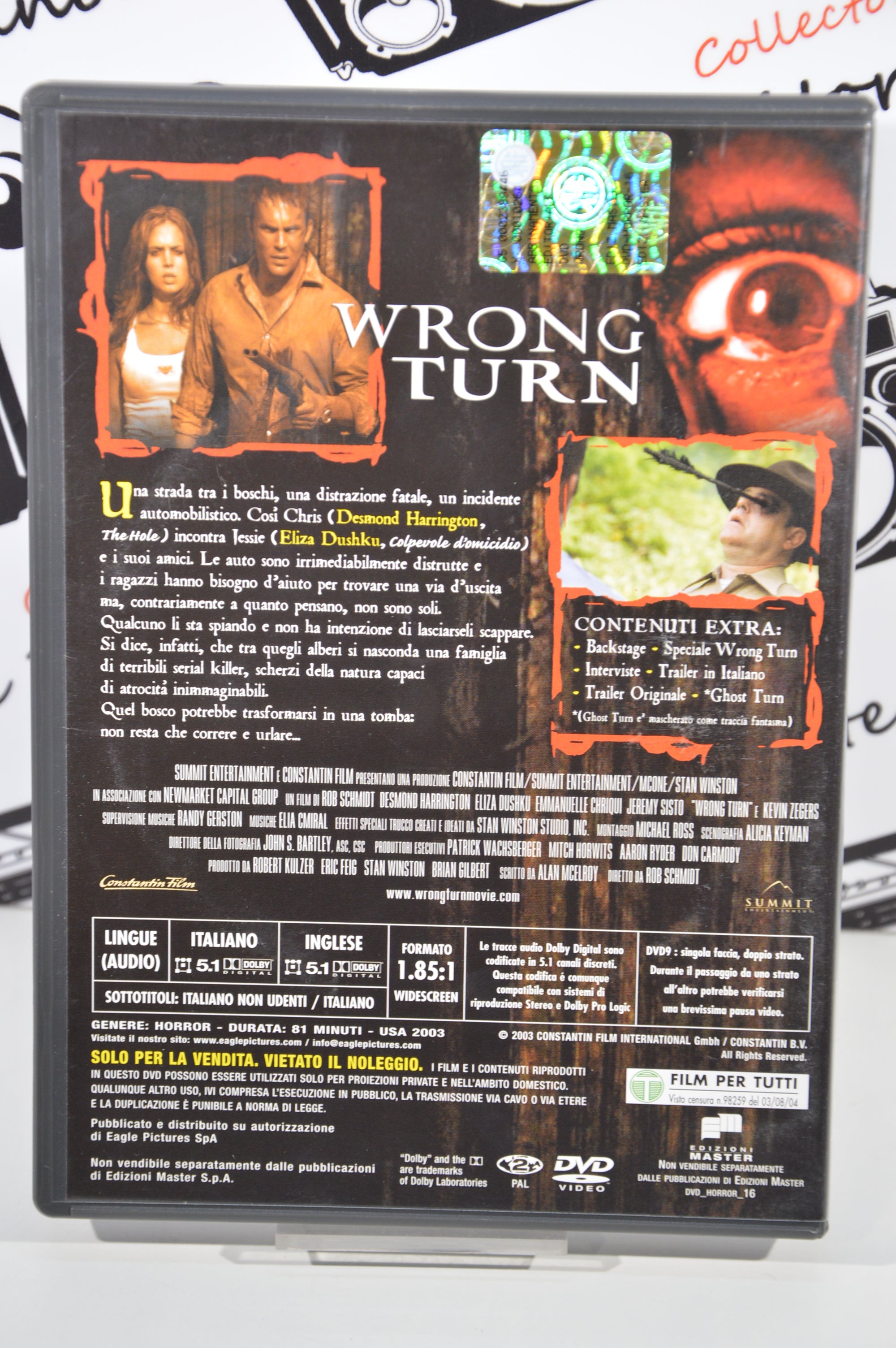 Wrong turn il bosco ha fame Dvd
