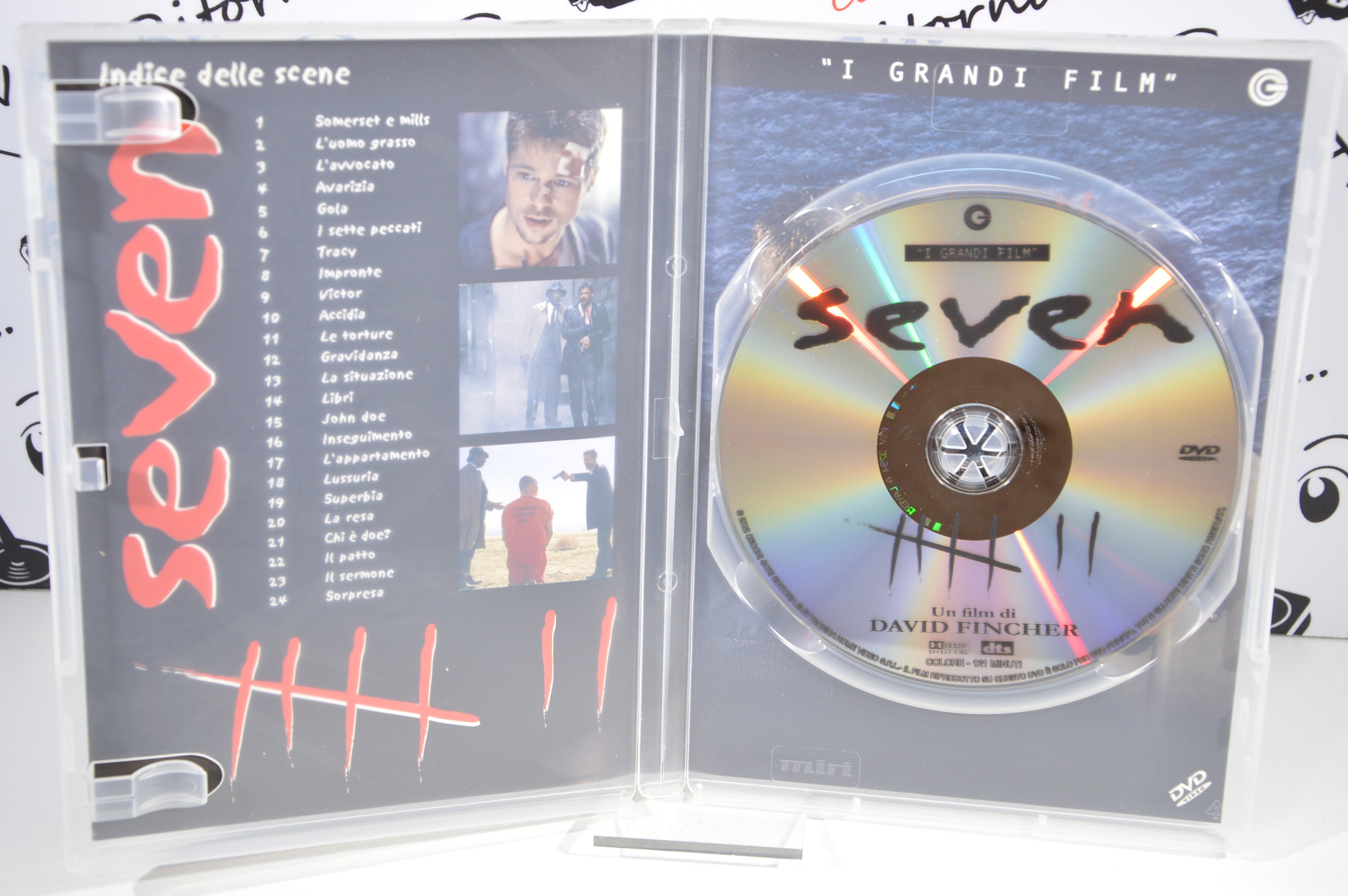 Seven Dvd Italiano Brad Pitt