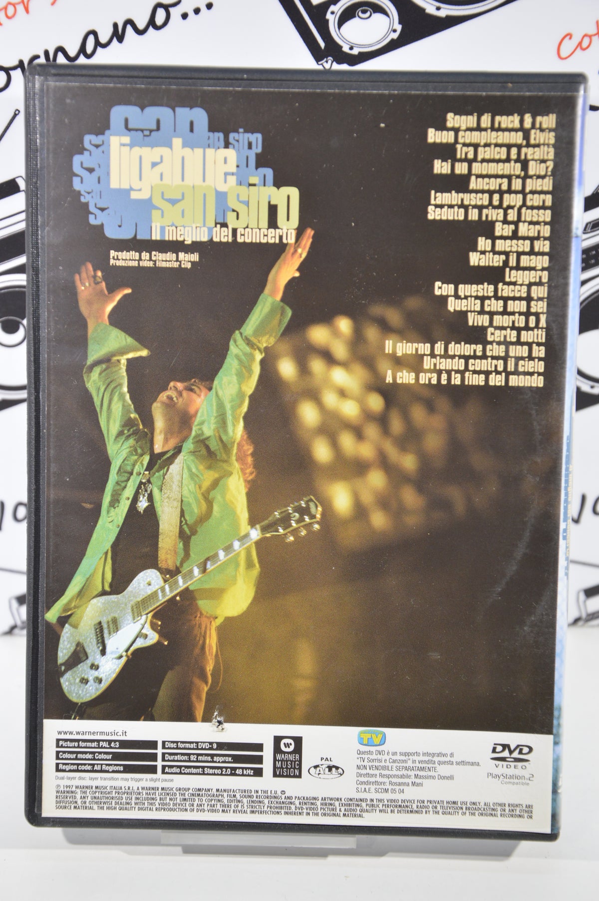 Ligabue San Siro il meglio del concerto Dvd Italiano