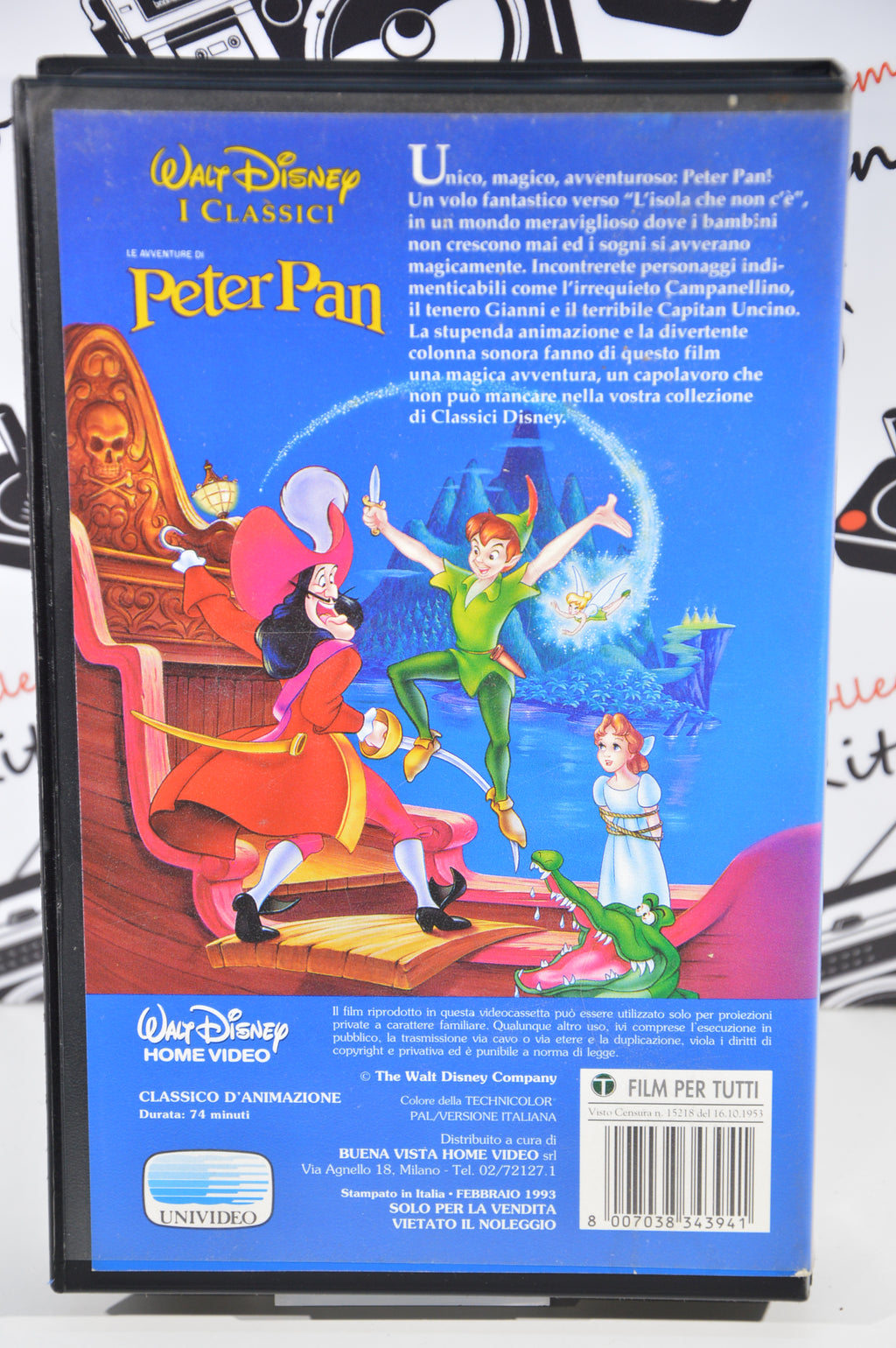 Peter Pan VHS vintage Disney