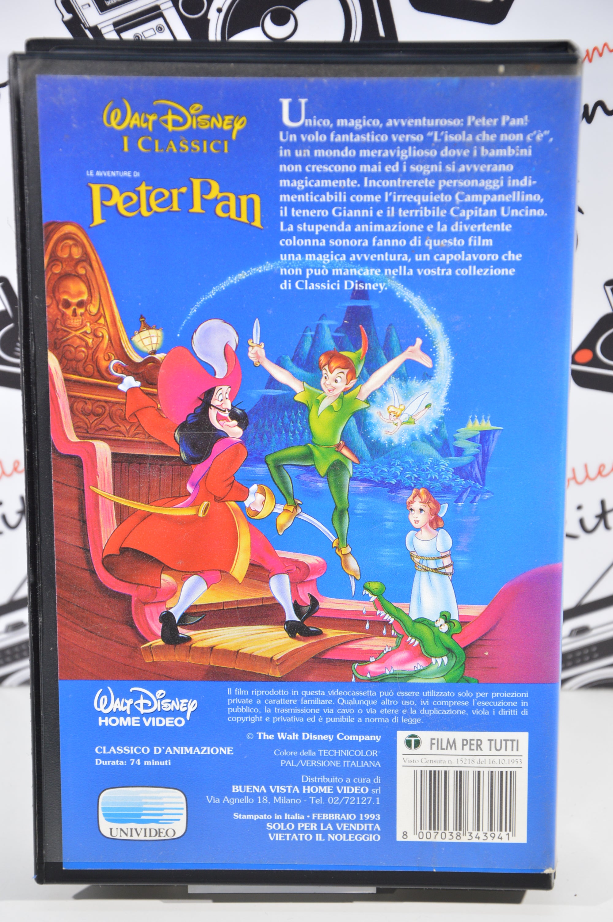 Peter Pan VHS vintage Disney
