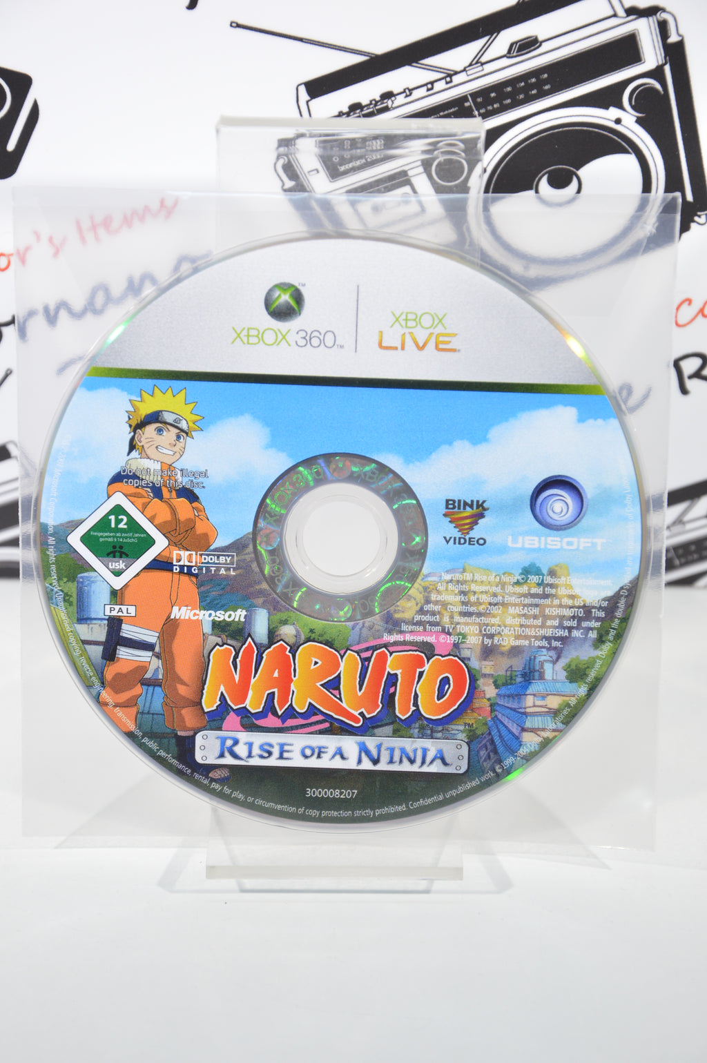 Naruto Rise of a ninja 12 Xbox 360 + Multilingua SOLO DISCO