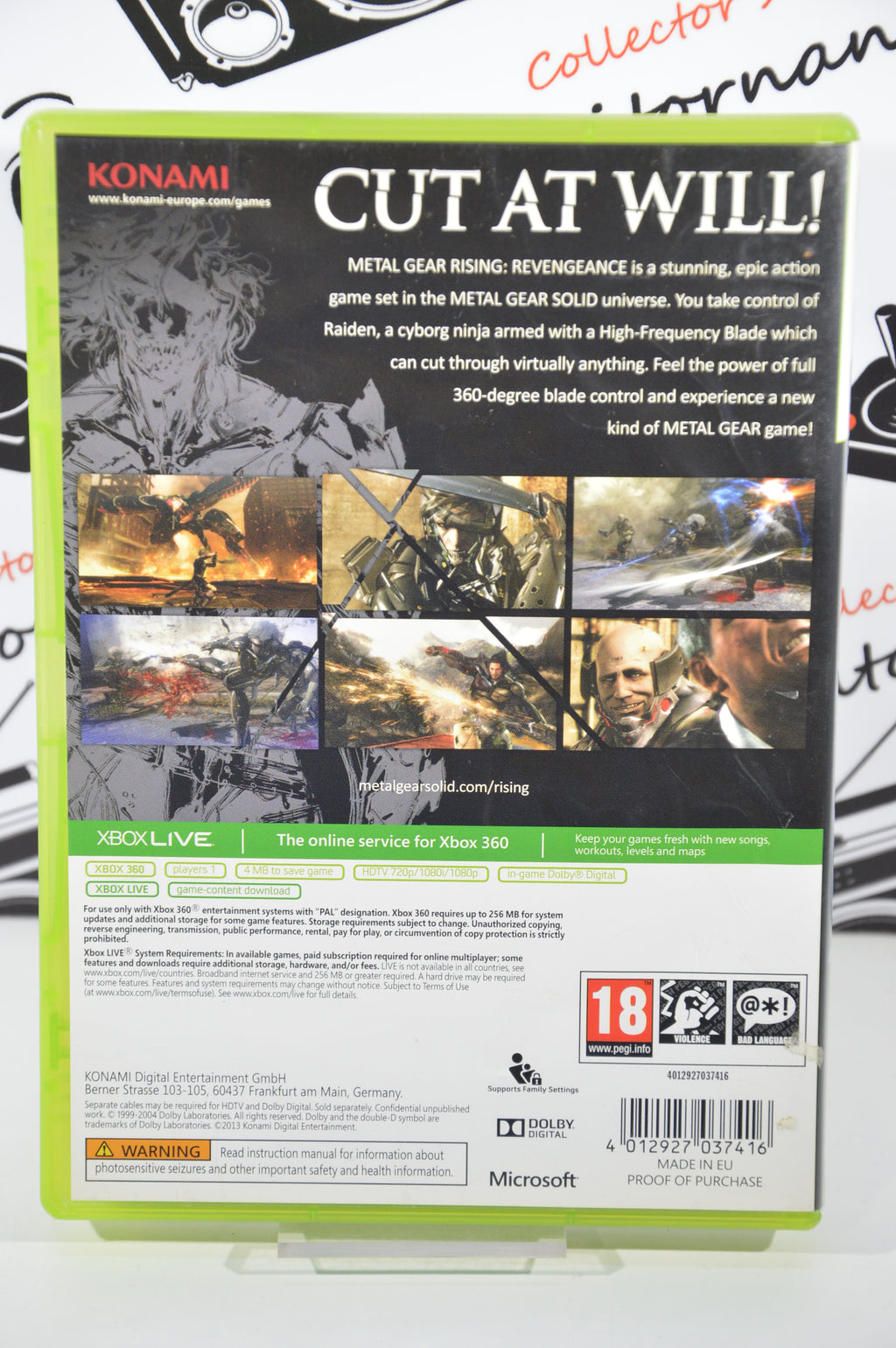 Metal Gear Rising Revengeance Xbox 360 18+ Multilingua