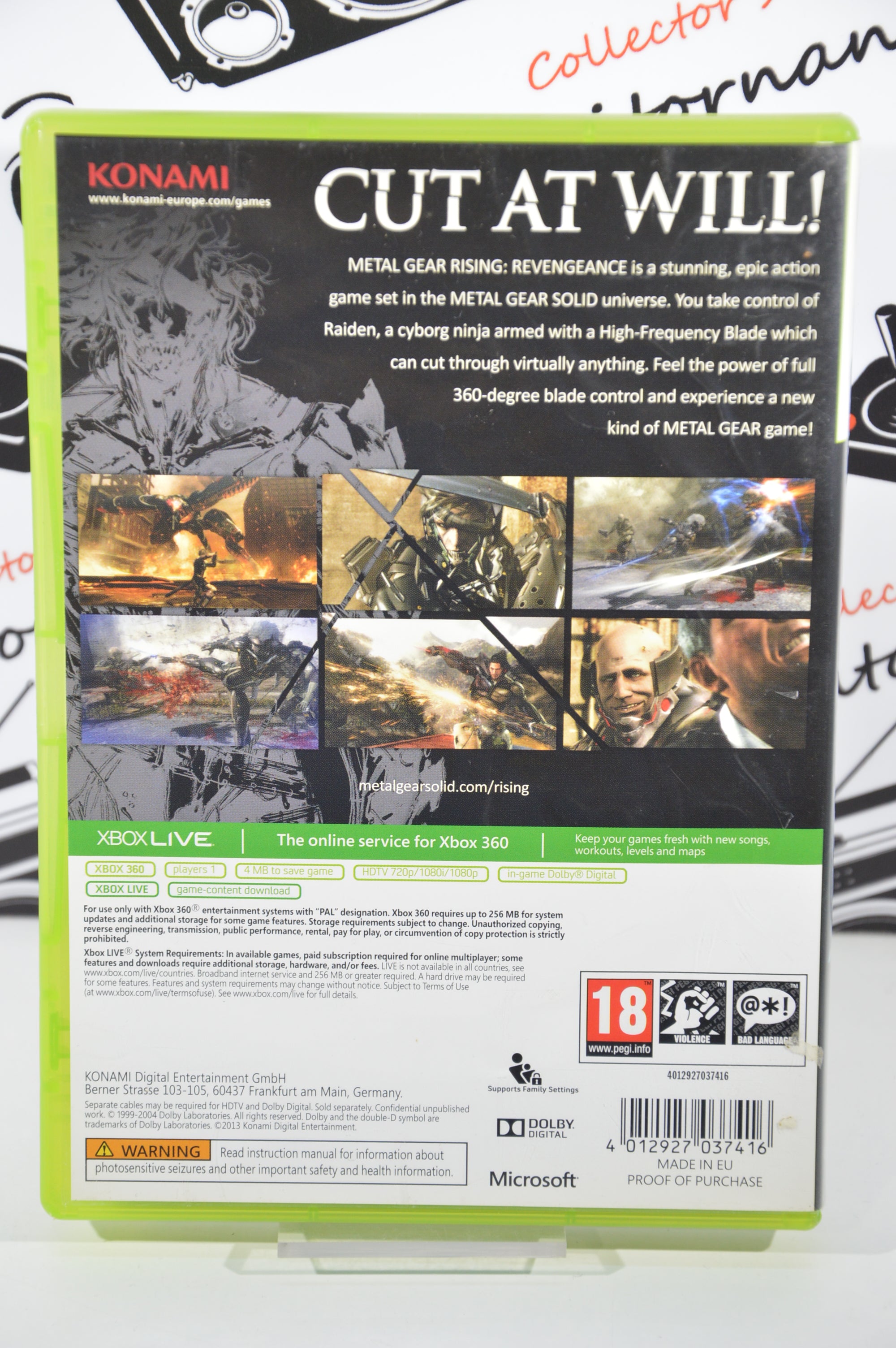 Metal Gear Rising Revengeance Xbox 360 18+ Multilingua