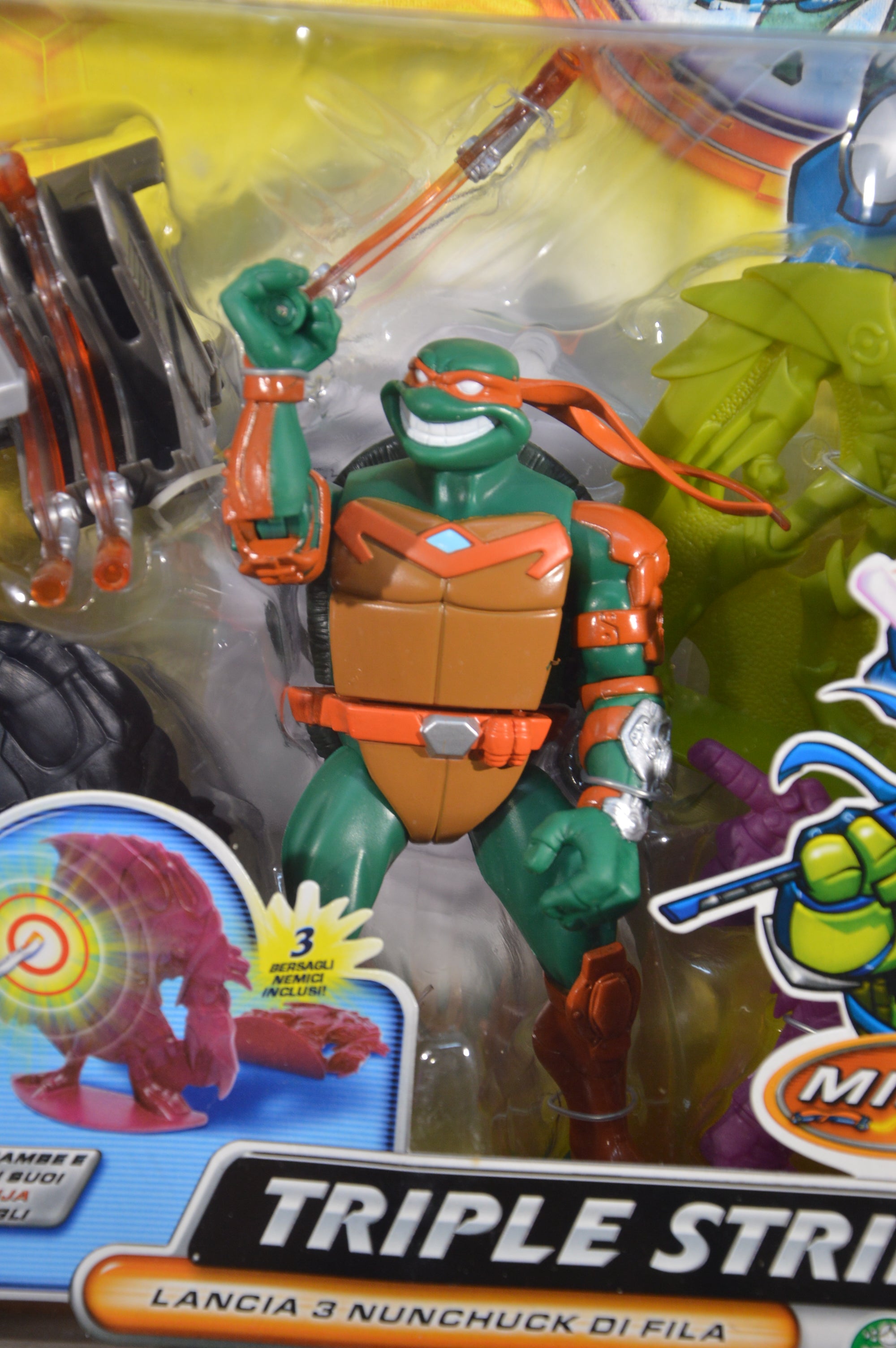 Michelangelo Action figure Turtles Fast Forward giochi preziosi 2006 Nuovo