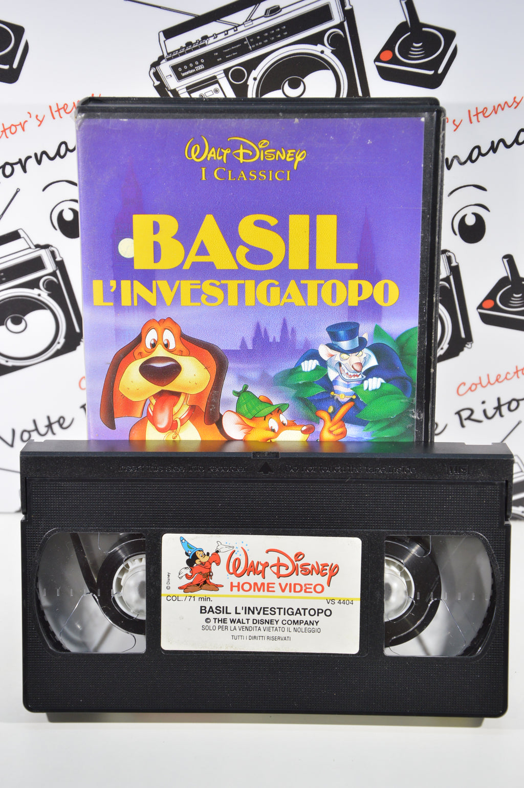 Basil l'investigatopo VHS vintage Disney