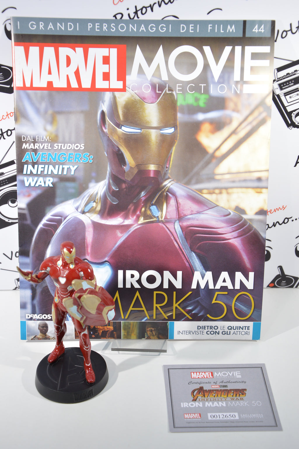 Iron Man Mark 50 Marvel movie collection 44 Eaglemoss Statuetta Marvel