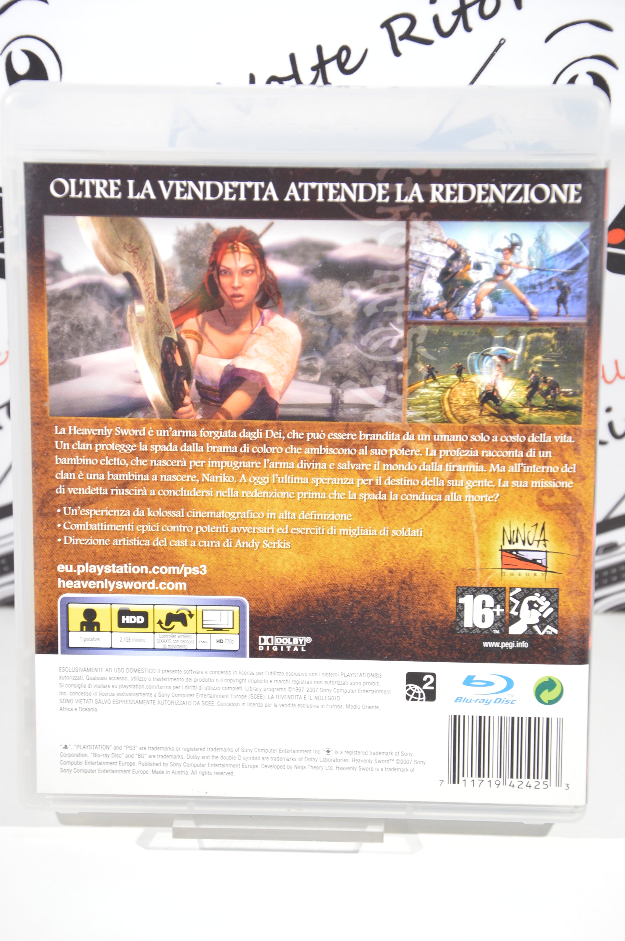 Heavenly Sword PlayStation 3 16+ Multilingua