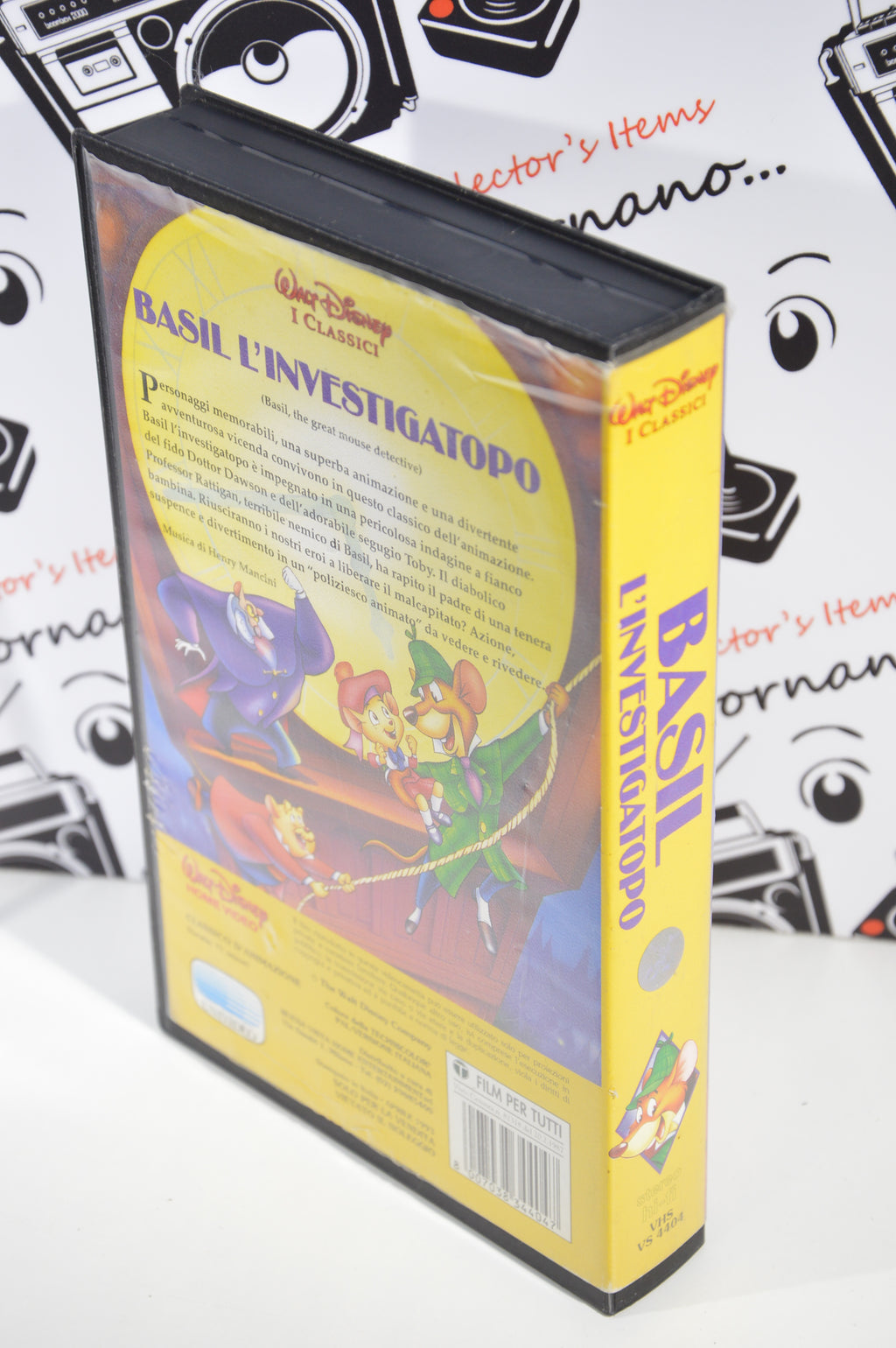 Basil l'investigatopo VHS vintage Disney