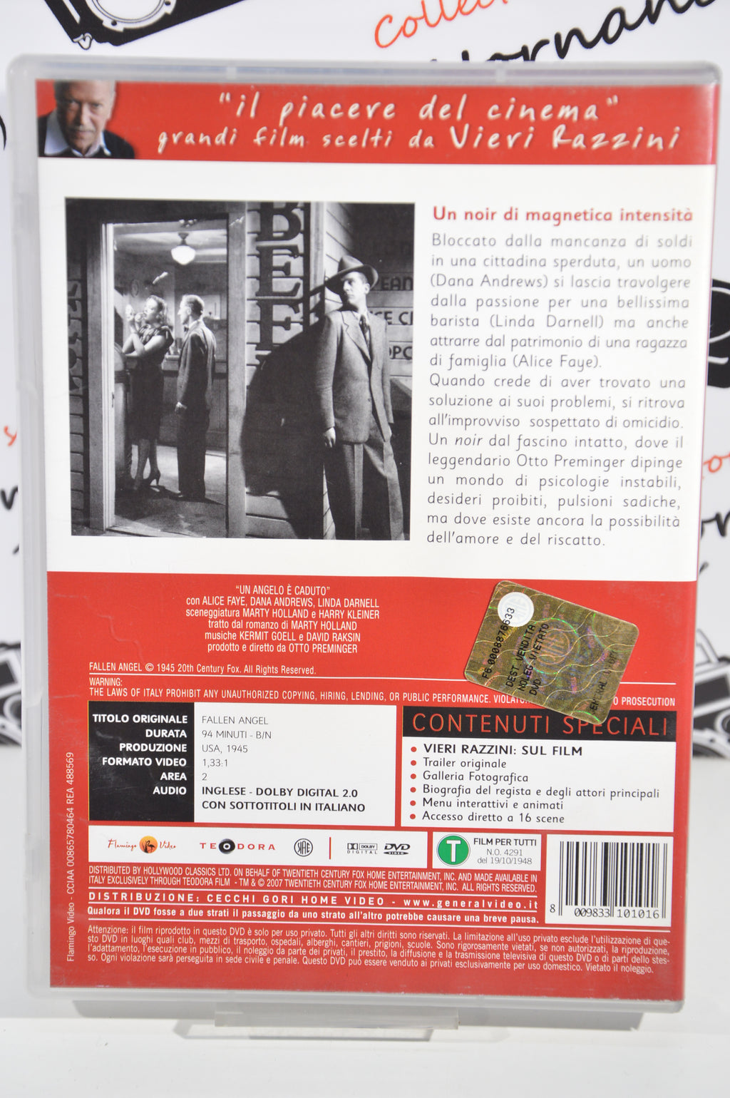 Un angelo è caduto Dvd Italiano
