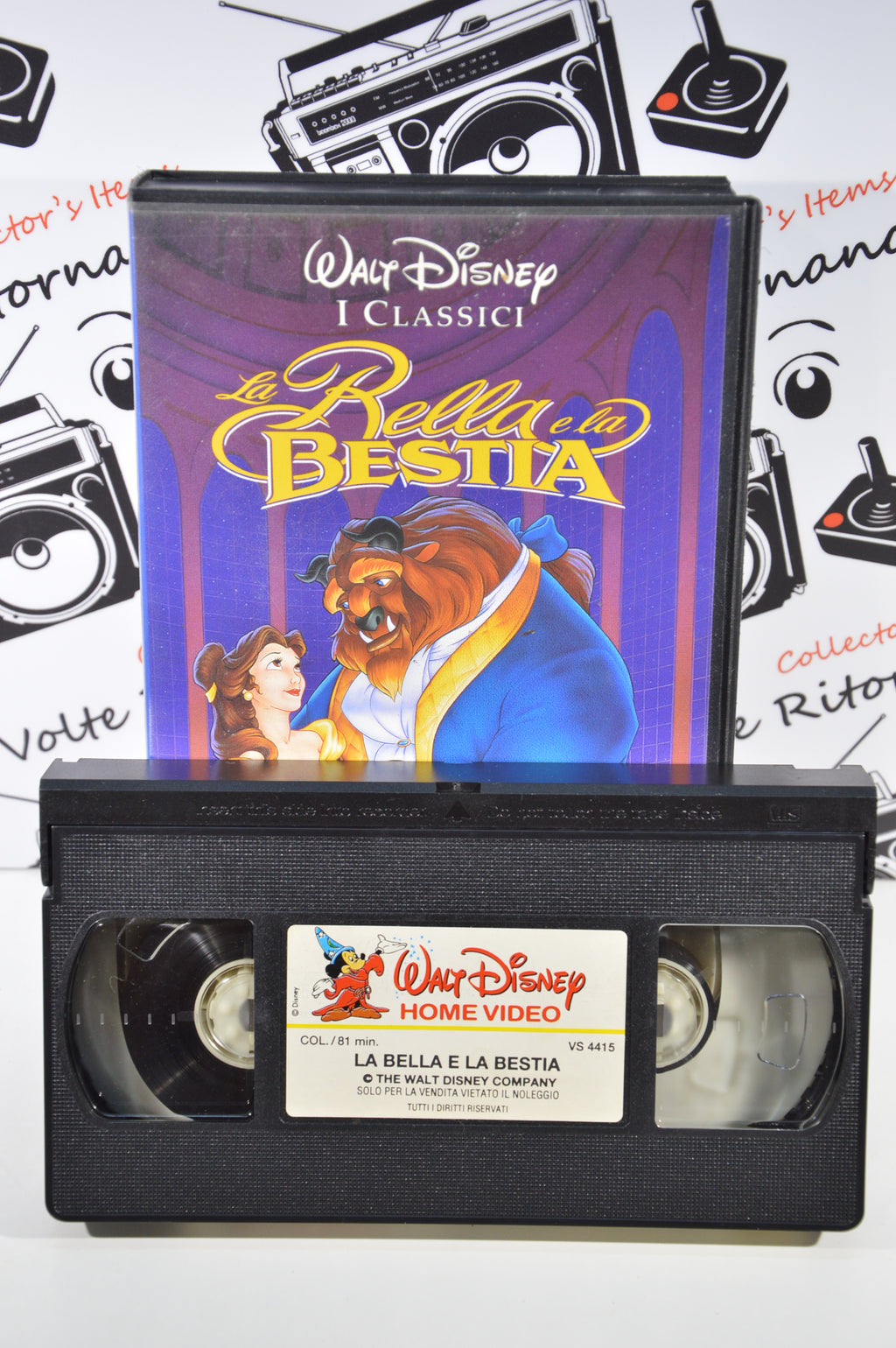 La bella e la bestia VHS vintage Disney