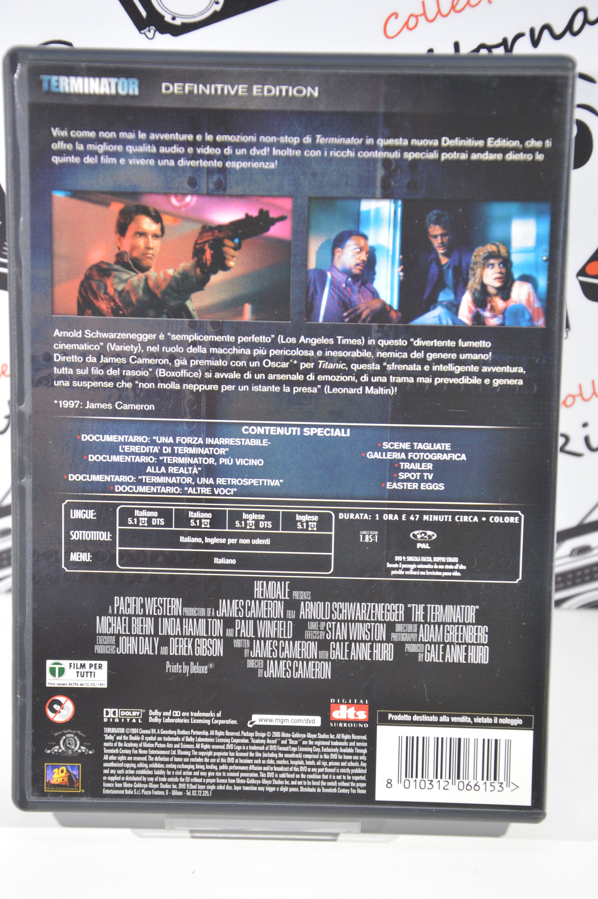 Terminator definitive collection Dvd Italiano edizioni 2 dischi