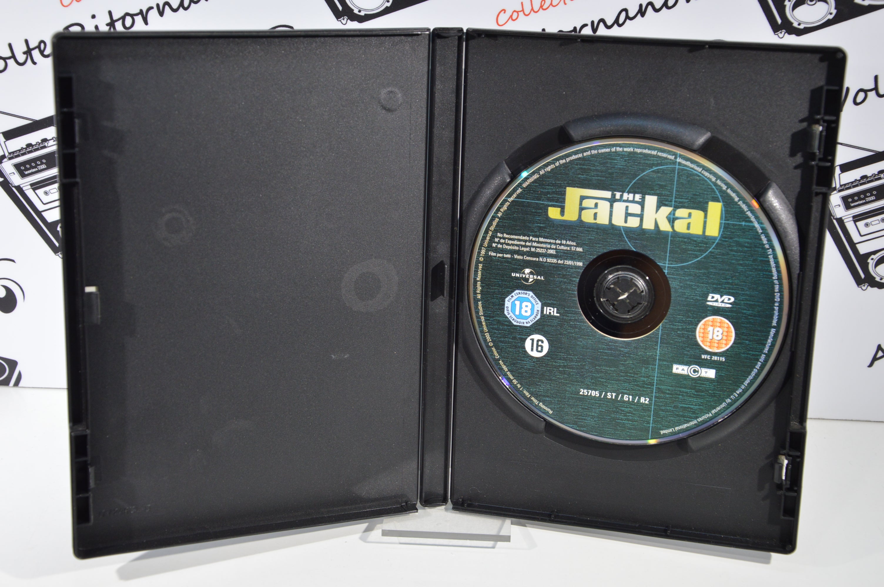 The Jackal Dvd Italiano collezione Bruce Willis
