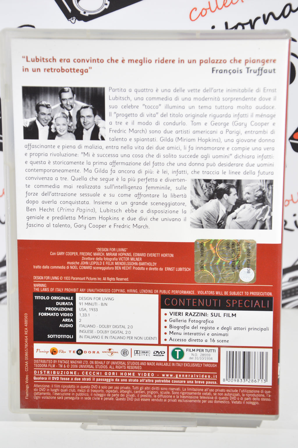Partita a quattro Dvd Italiano Gary Cooper