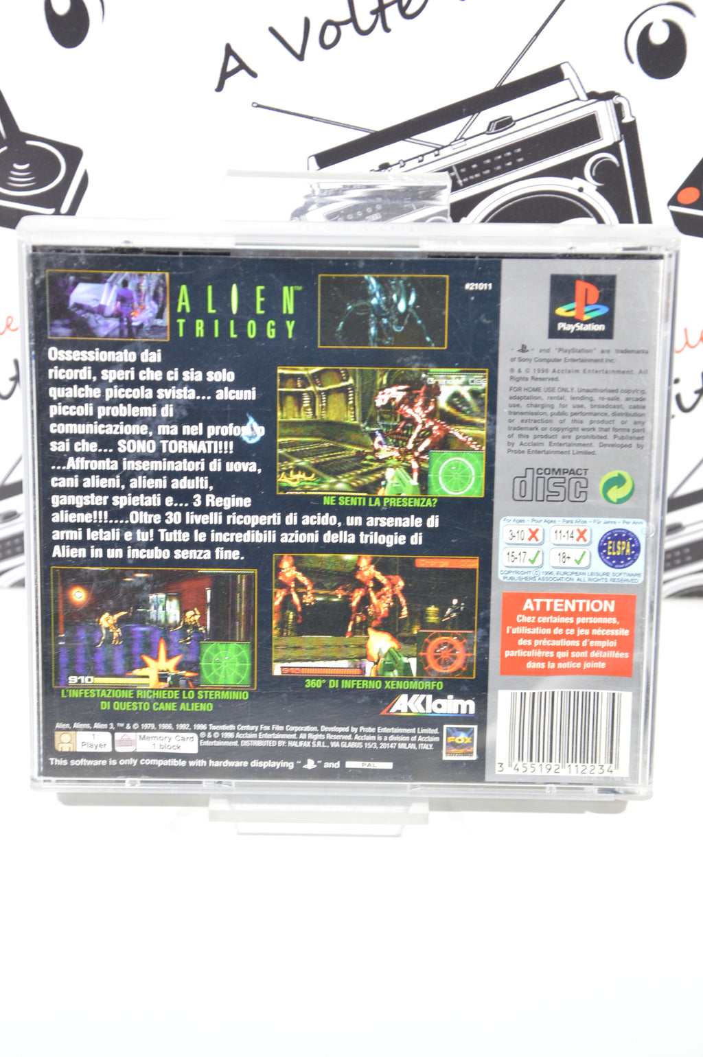 Alien Trilogy platinum PlayStation 1 15+ Multilingua