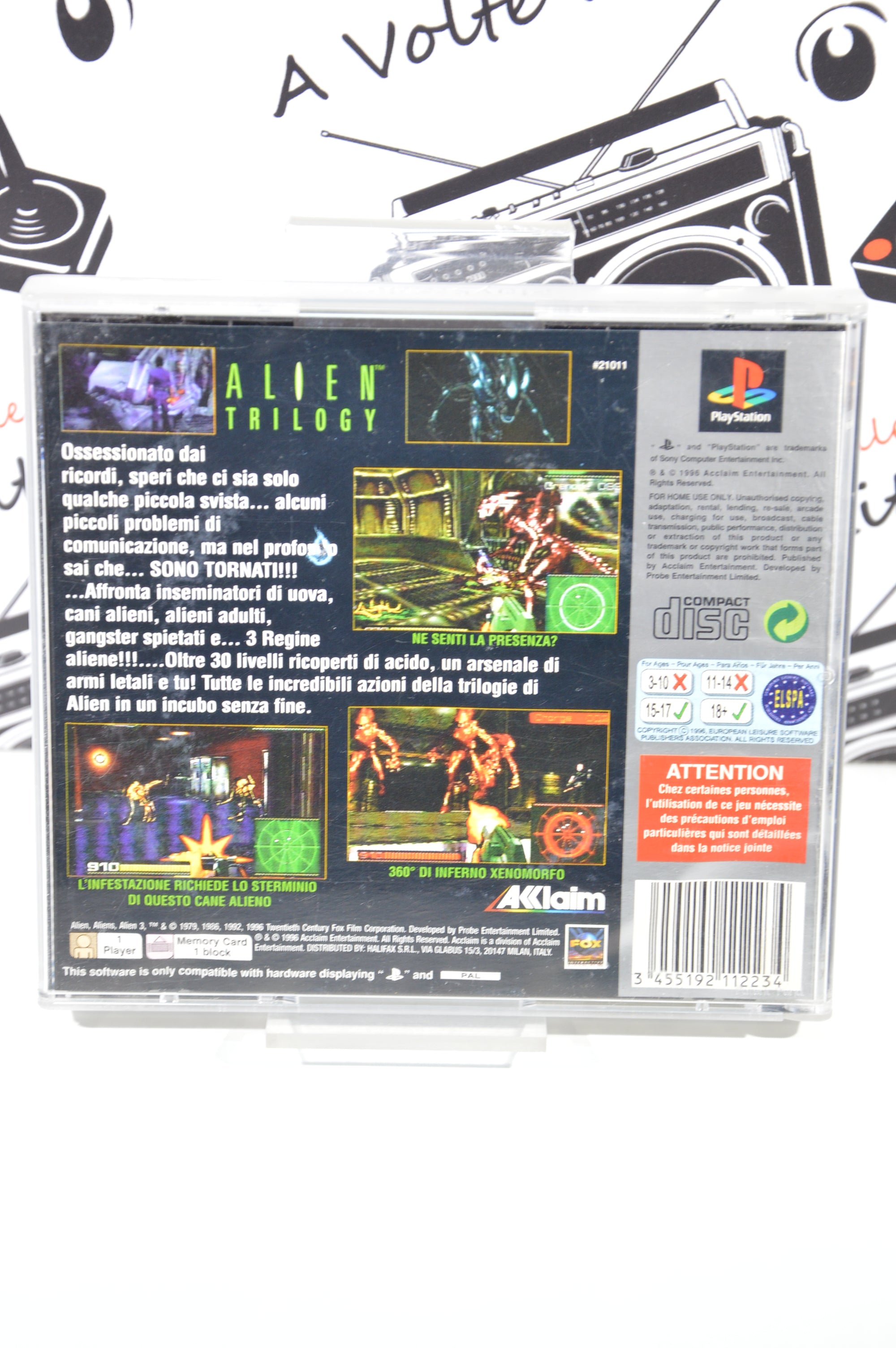 Alien Trilogy platinum PlayStation 1 15+ Multilingua