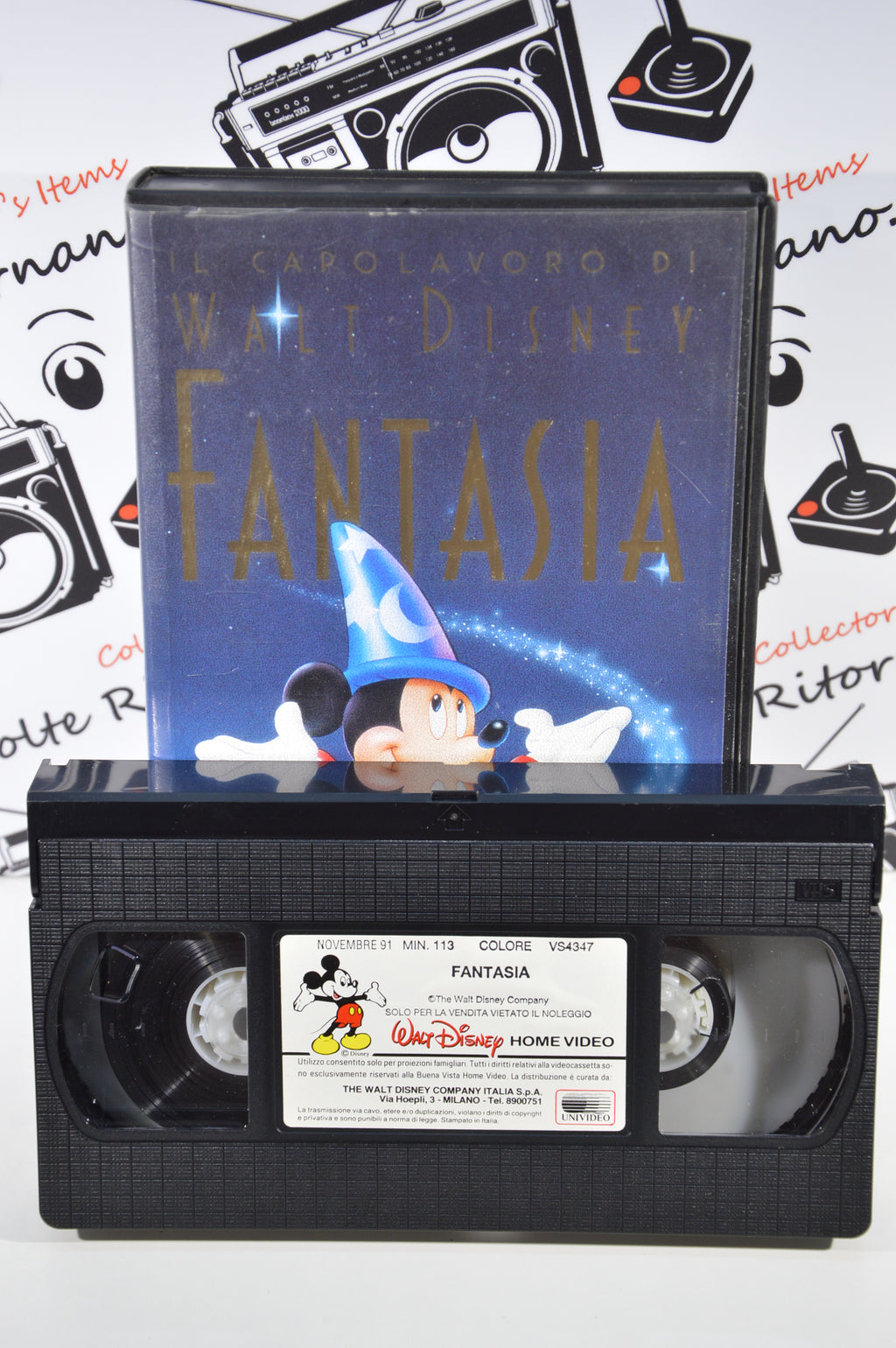 Fantasia VHS vintage capolavoro Disney