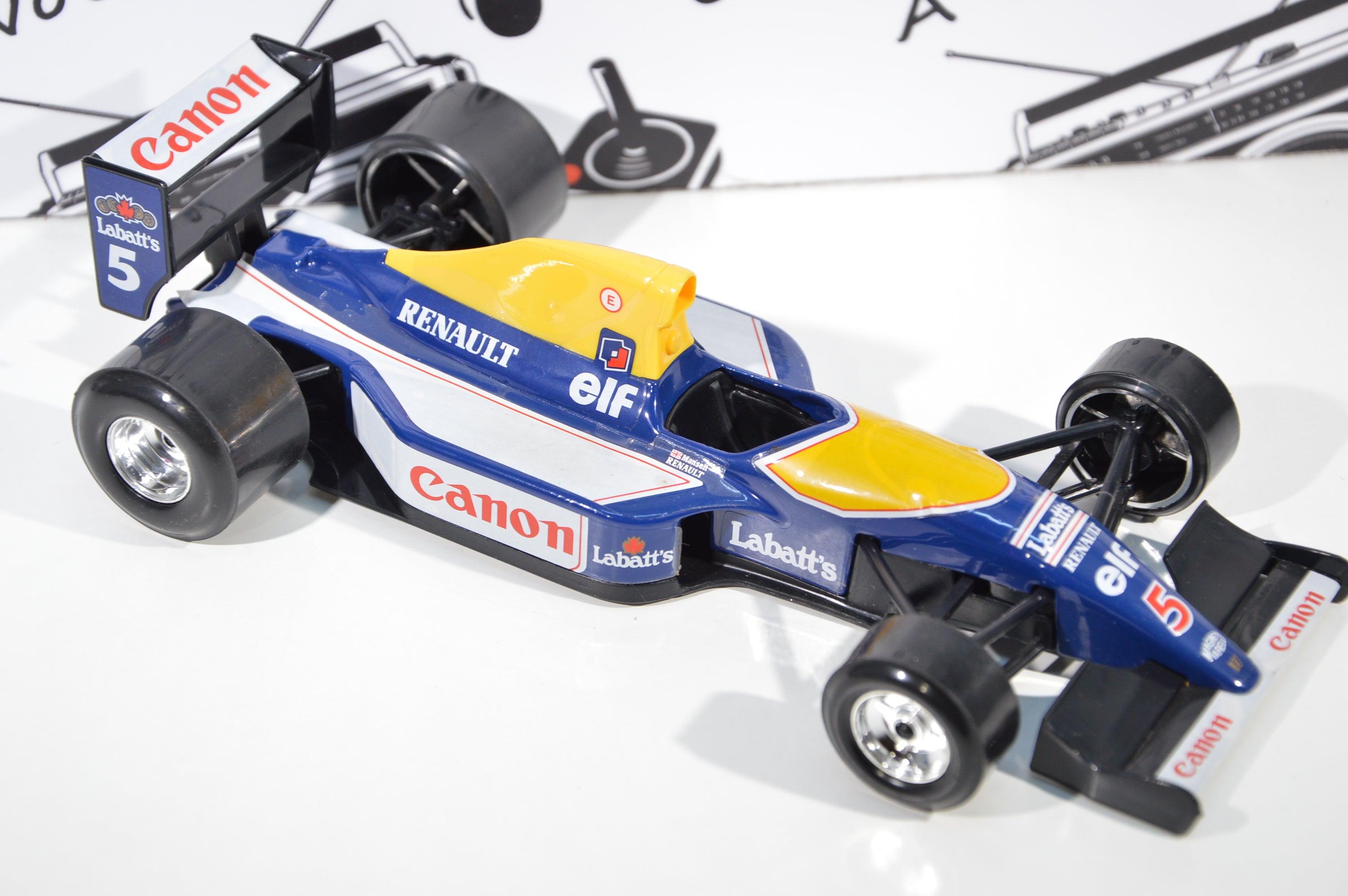 Williams FW 14 Mansell Bburago scala 1:24 die cast made in Italy