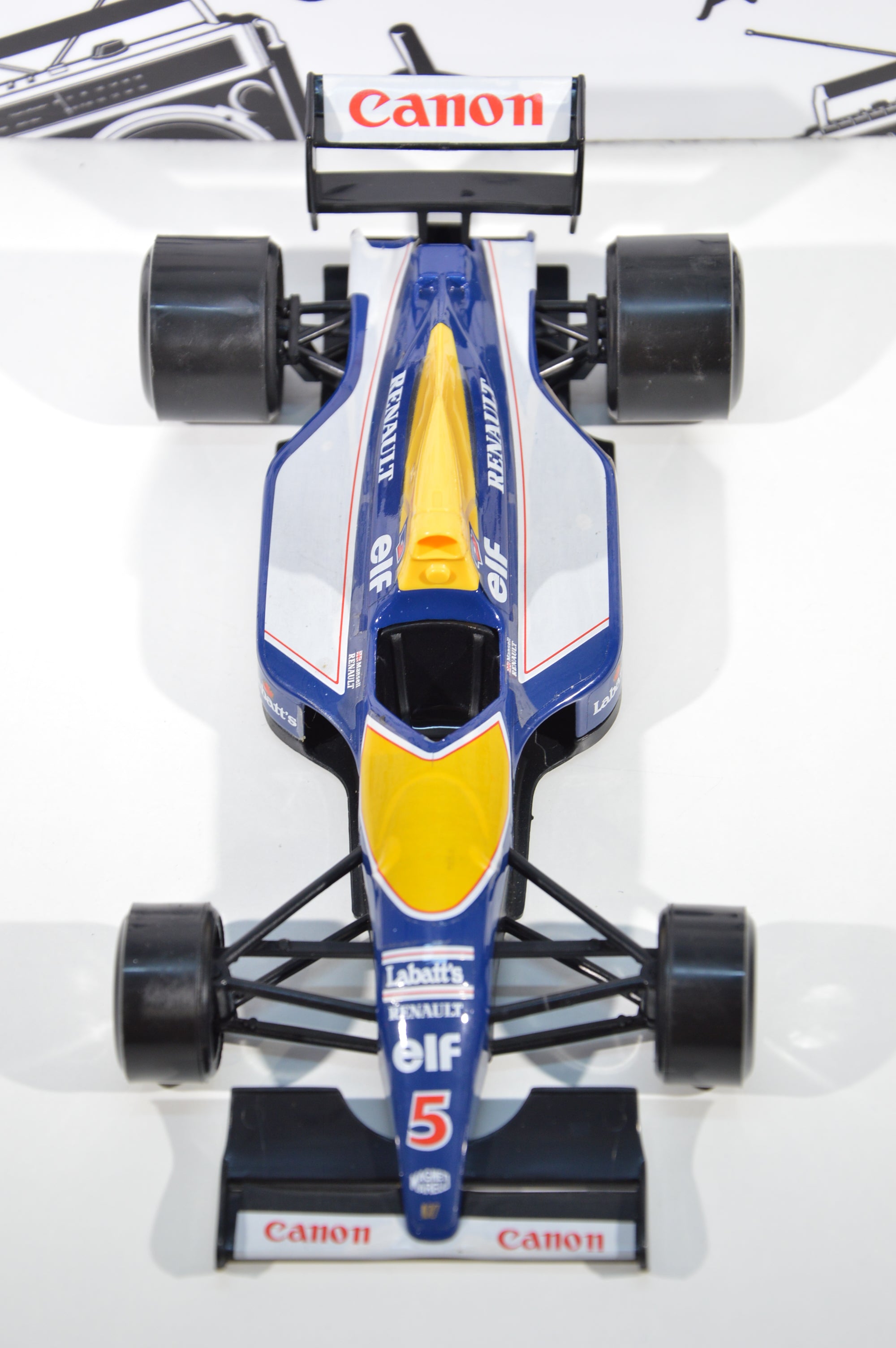 Williams FW 14 Mansell Bburago scala 1:24 die cast made in Italy