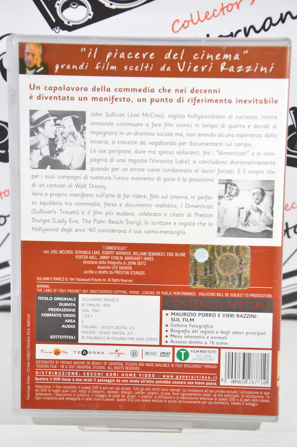 I dimenticati Dvd Italiano Joel McCrea