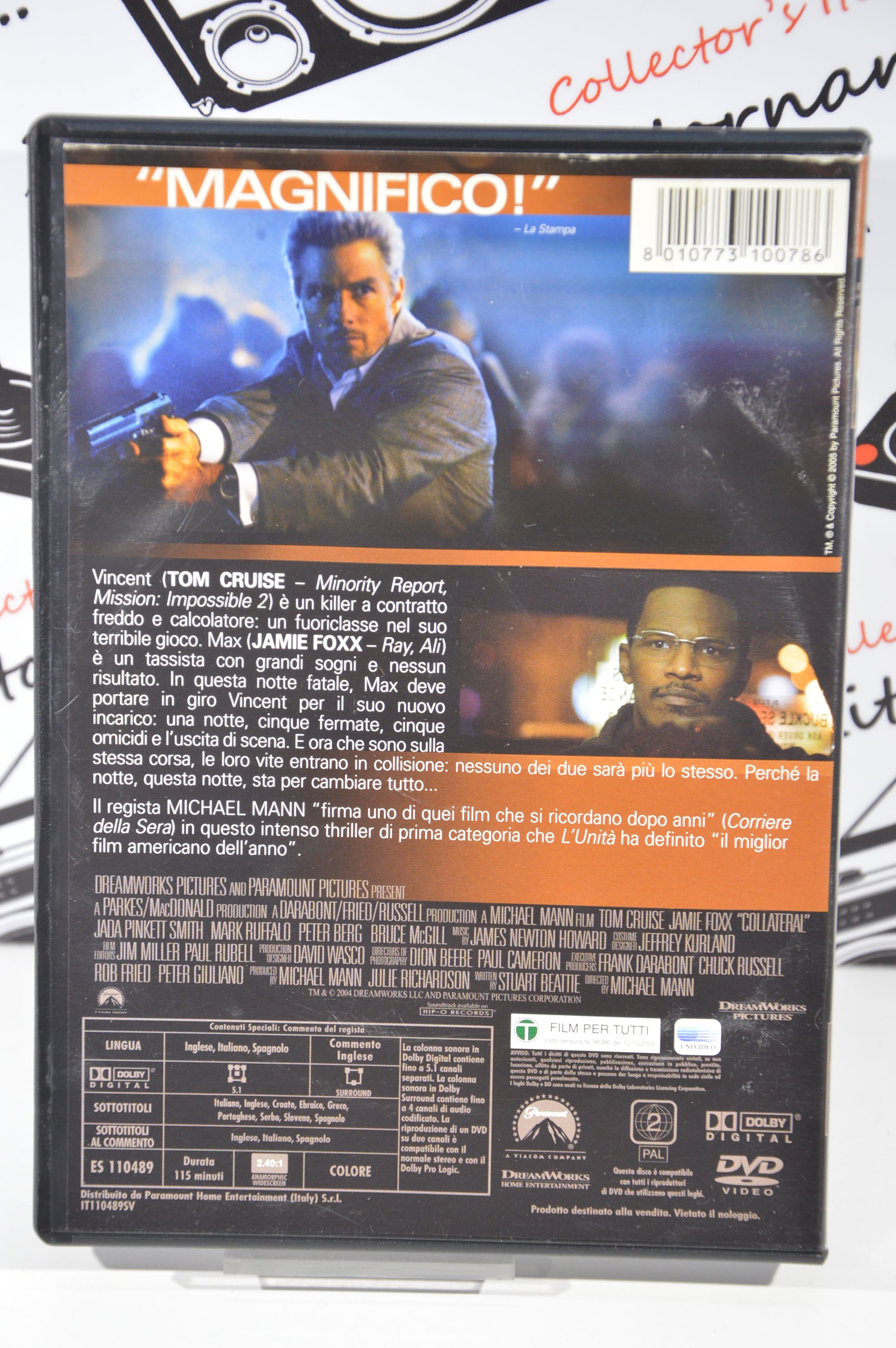 Collateral Dvd Italiano Tom Cruise