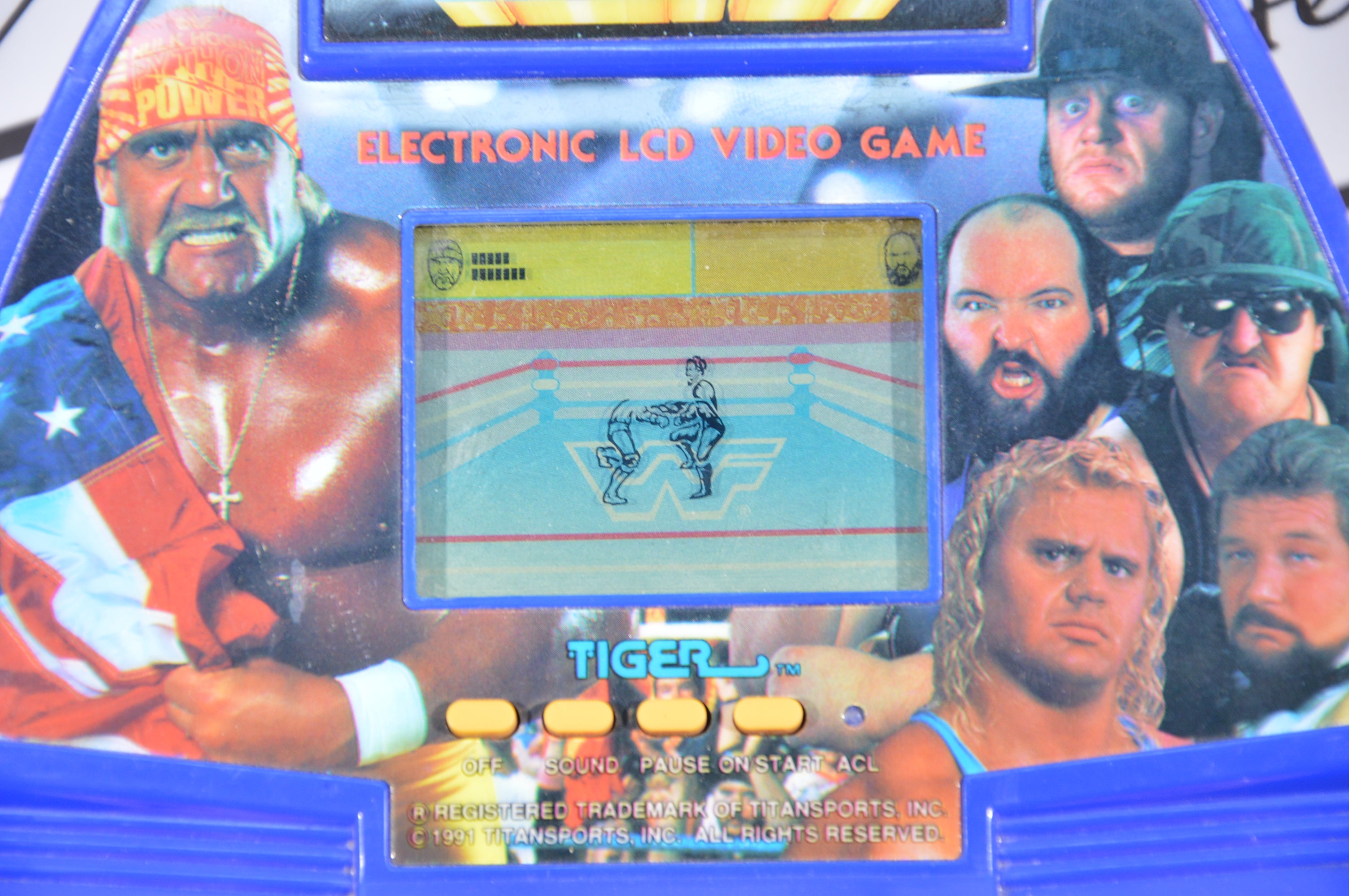 Tiger electronic 1990 WWF Super Stars wrestling testato e funzionante