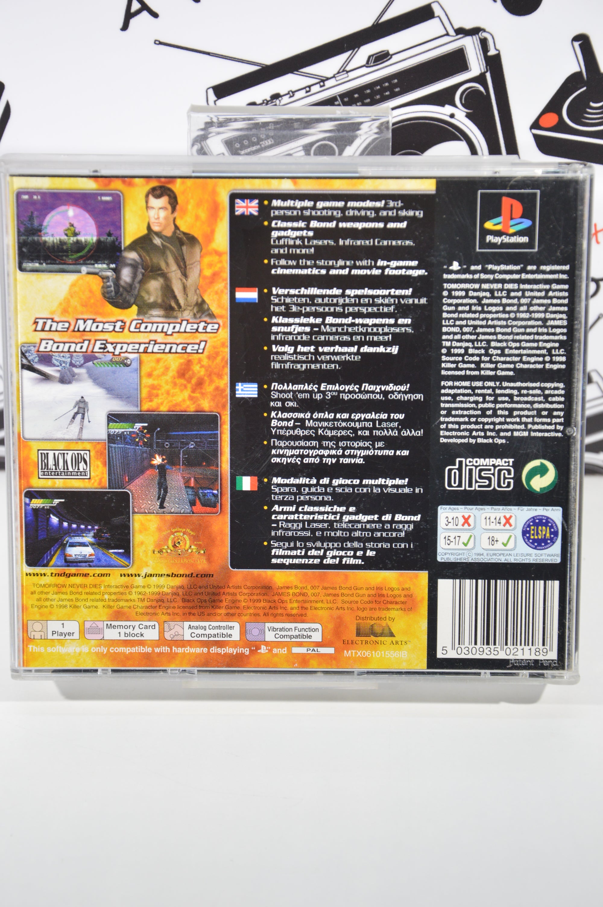 007 tomorrow never dies PlayStation 1 15+ lingua inglese