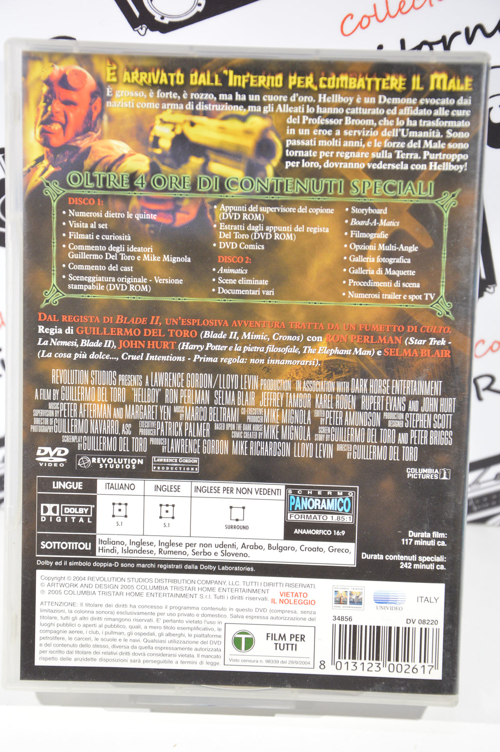 Hellboy Dvd Italiano edizioni 2 dischi