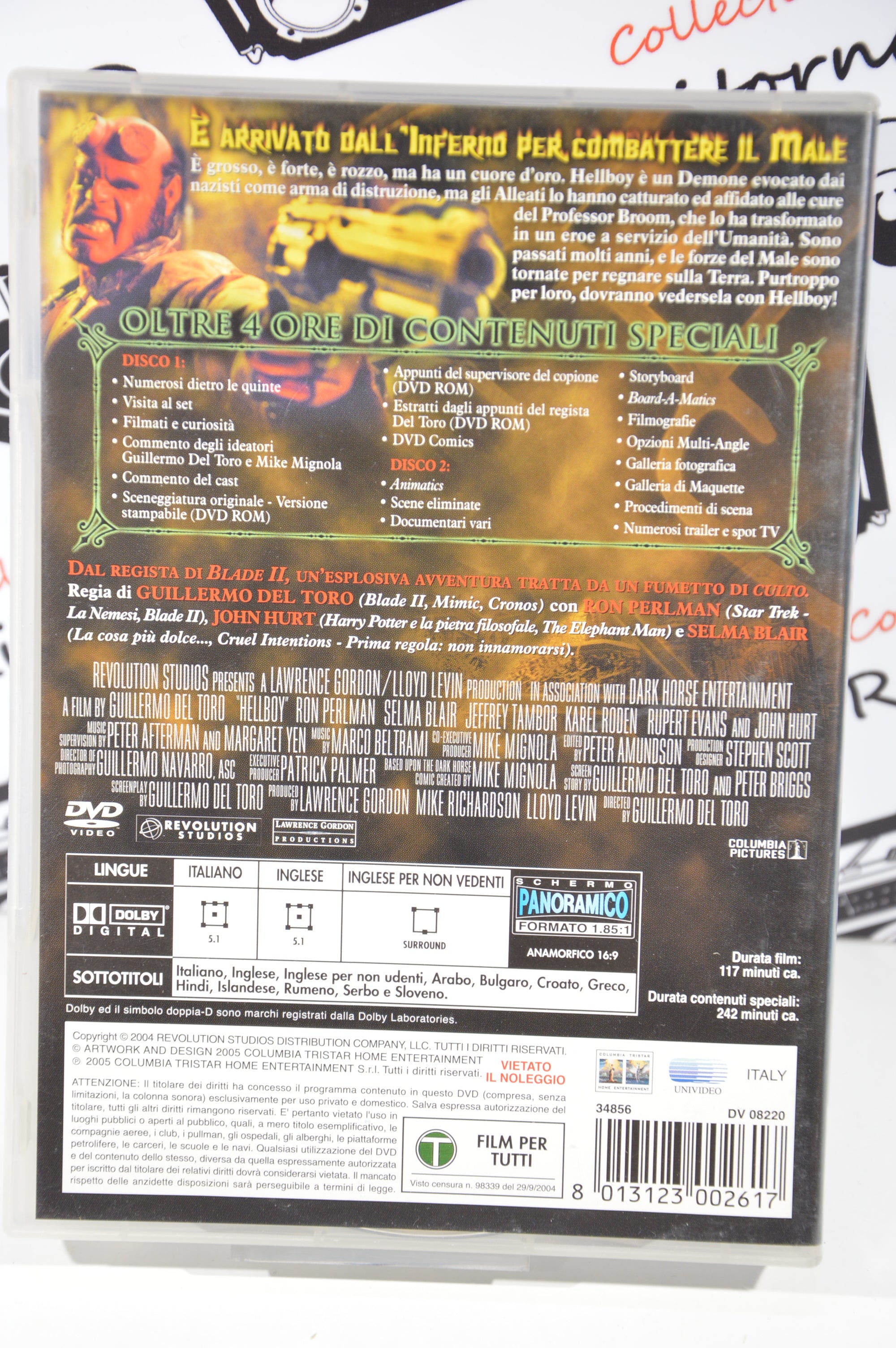 Hellboy Dvd Italiano edizioni 2 dischi