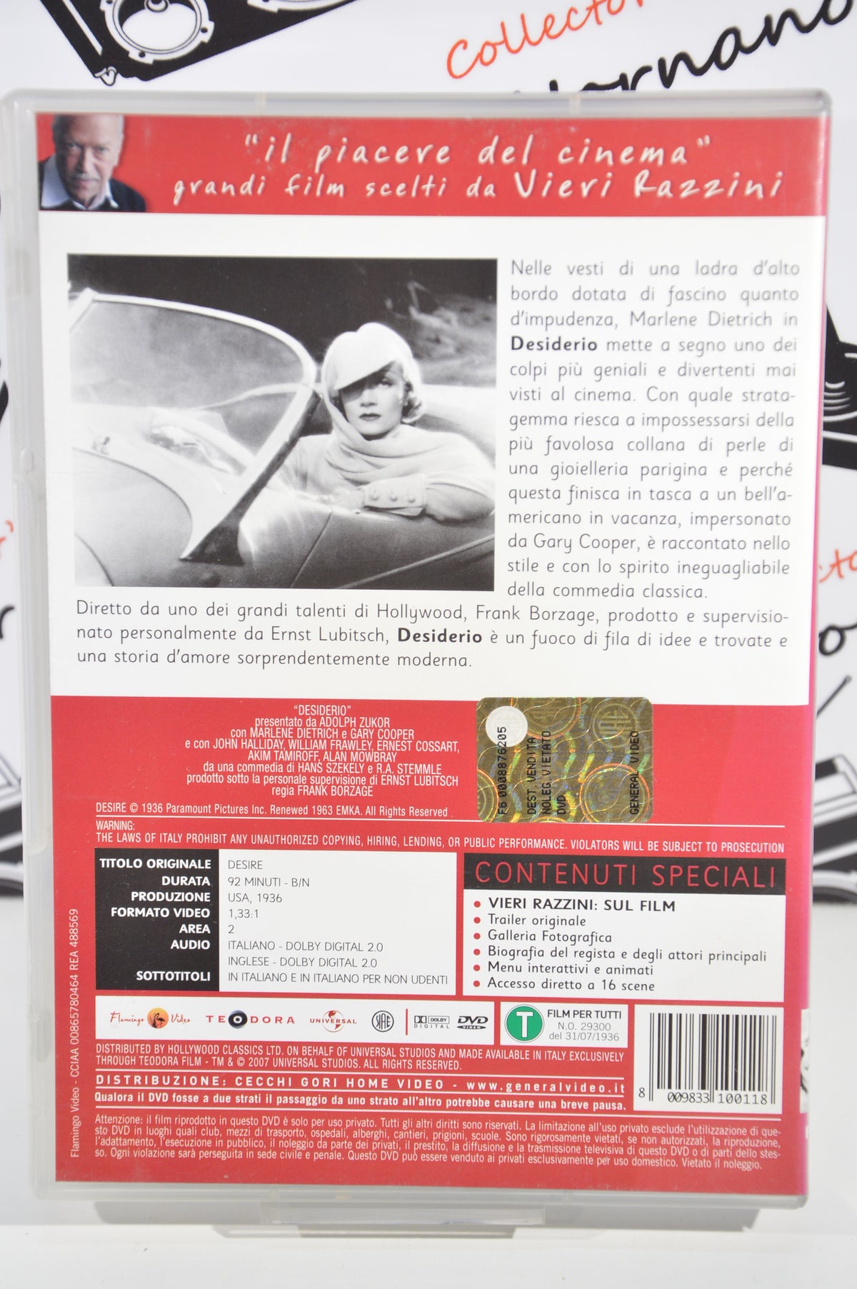 Desiderio Dvd Italiano Gary cooper
