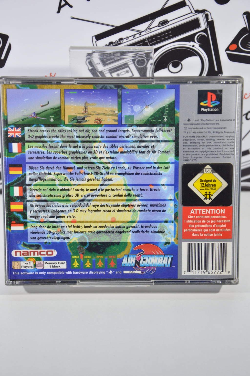 Air combat platinum PlayStation 1 3+ lingua inglese