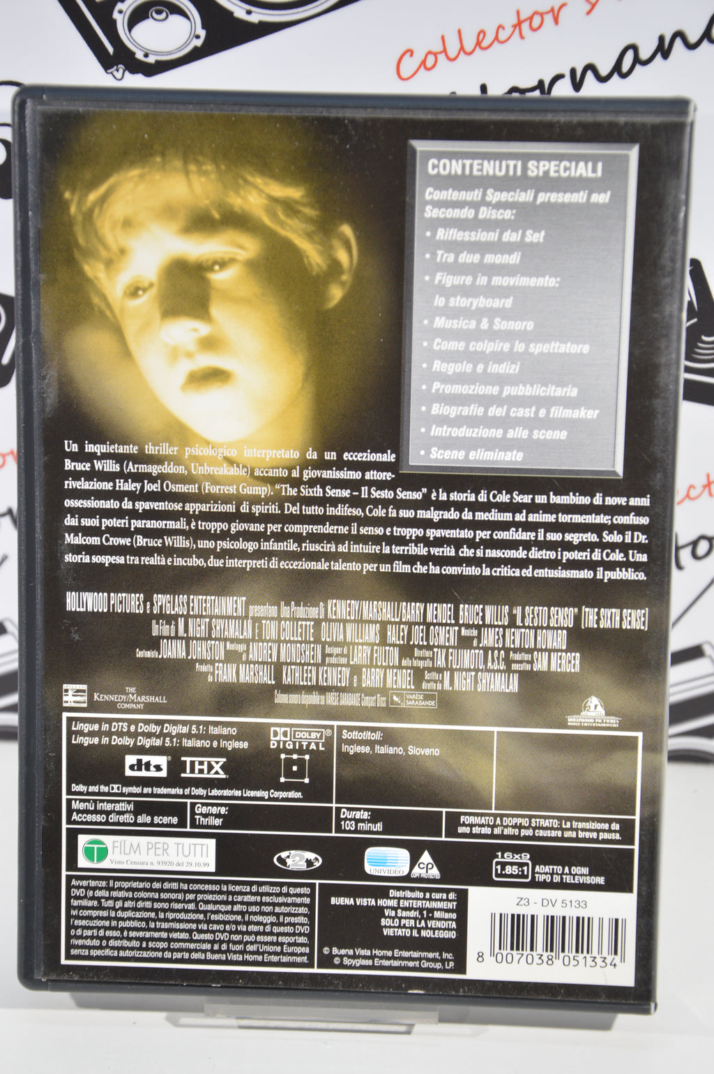 Il sesto senso Dvd Italiano collezione Bruce Willis
