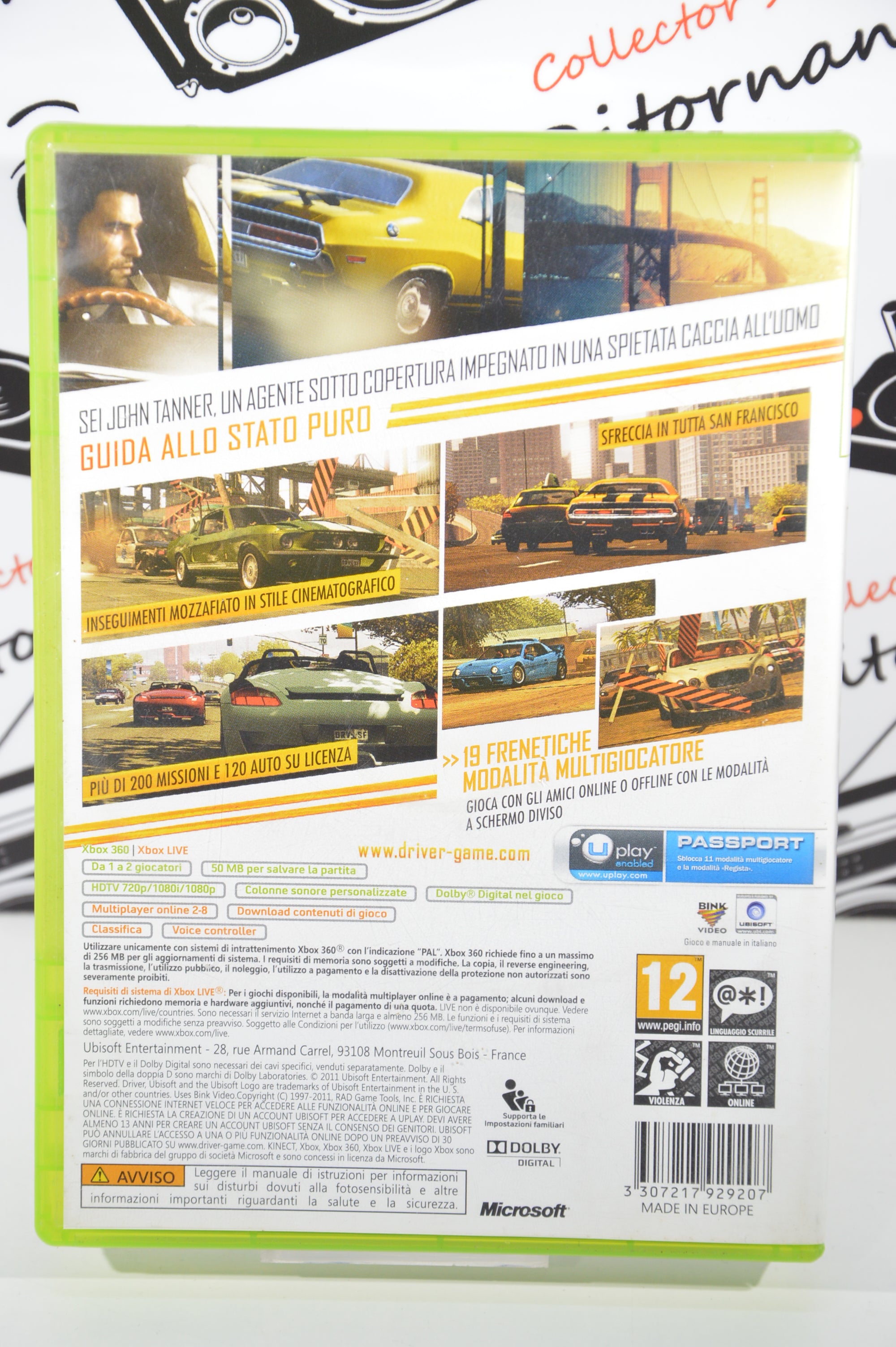 Driver San Francisco Xbox 360 12+ Multilingua