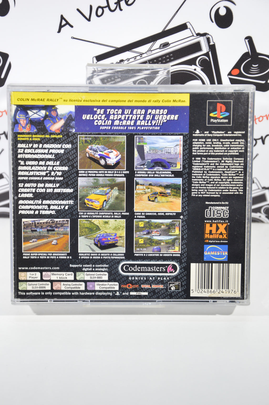 Colin Mcrae Rally PlayStation 1 3+ ITA