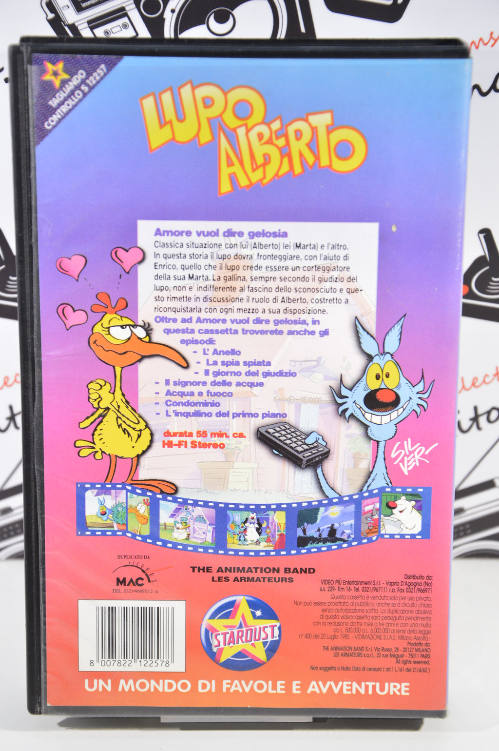 Lupo Alberto amore vuol dire gelosia VHS vintage