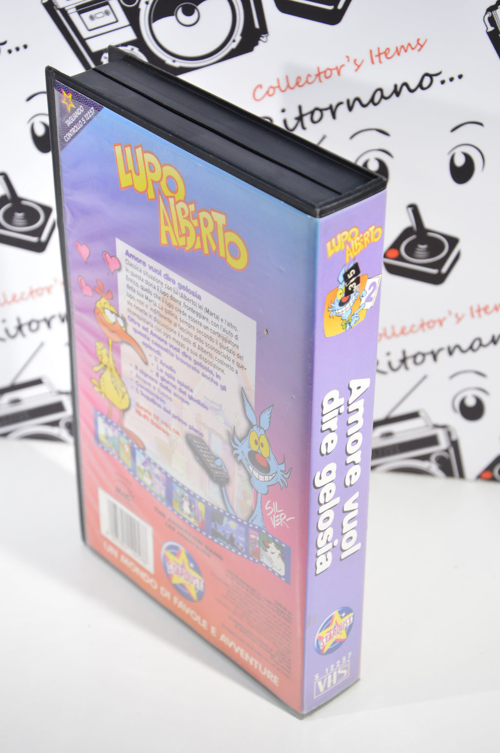 Lupo Alberto amore vuol dire gelosia VHS vintage