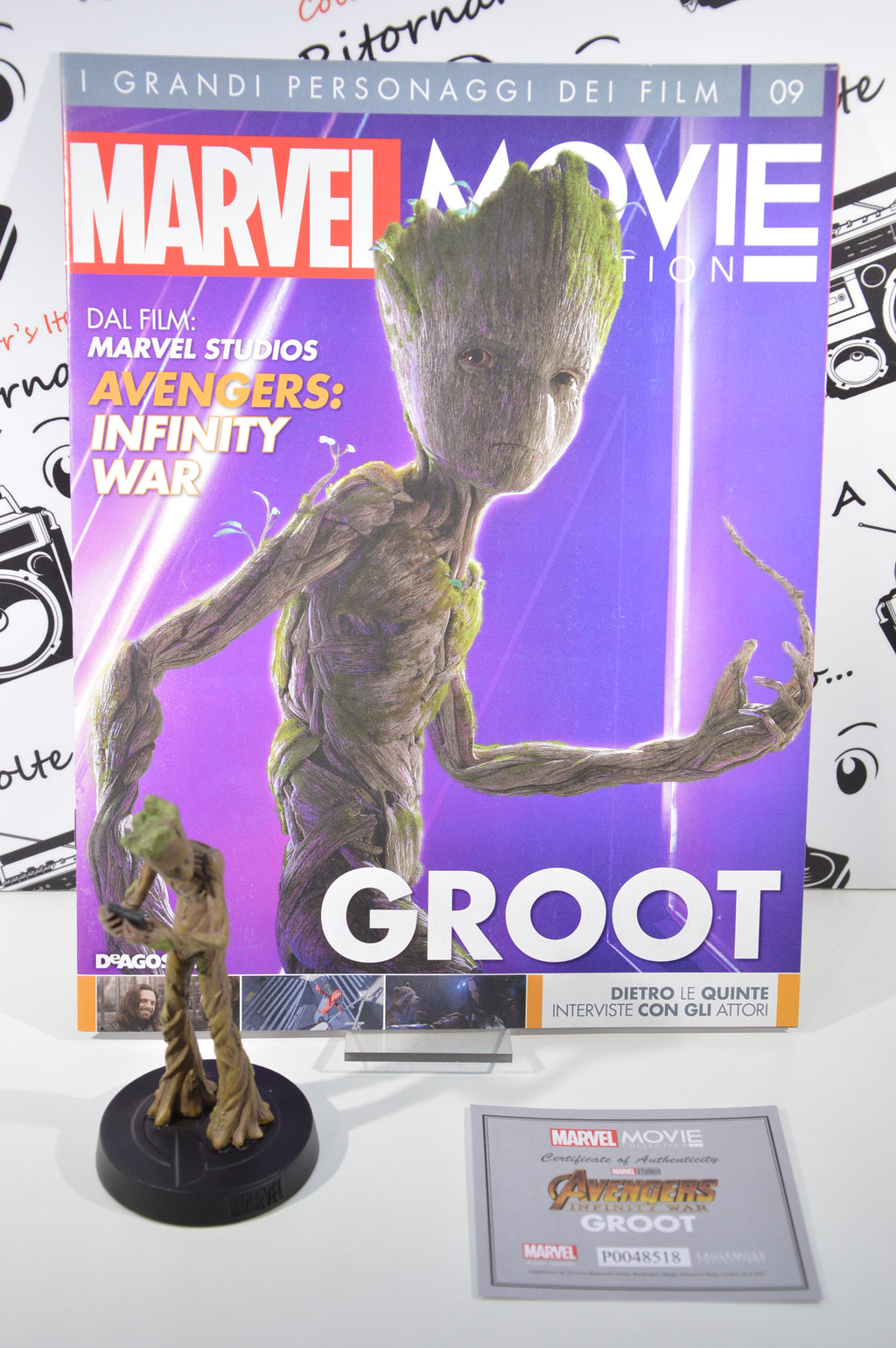 Groot Marvel movie collection 09 Eaglemoss Statuetta Marvel