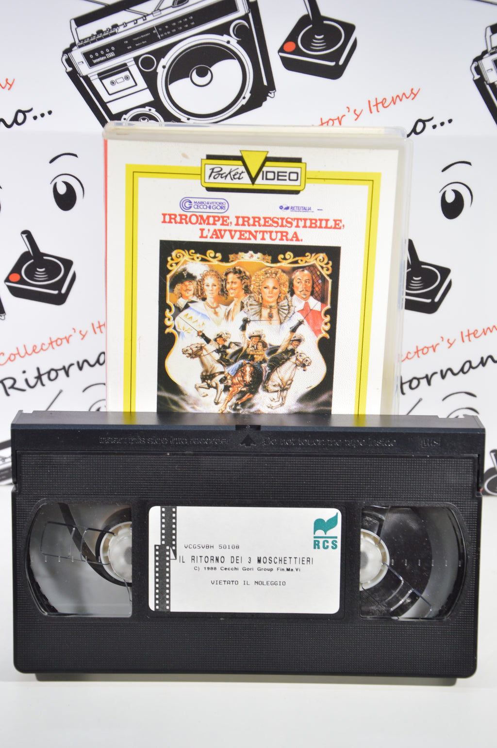 Il ritorno dei 3 moschettieri VHS vintage