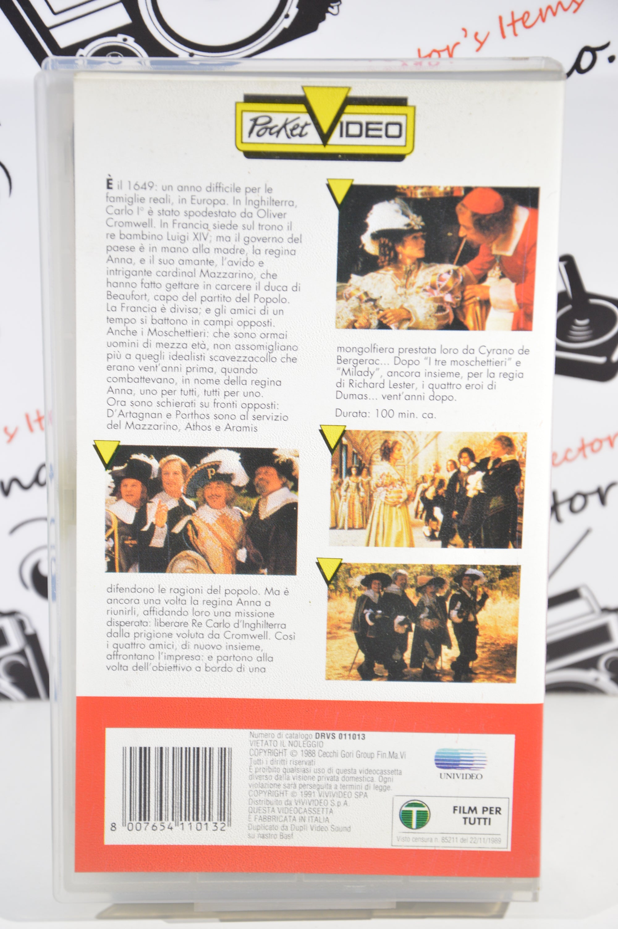 Il ritorno dei 3 moschettieri VHS vintage