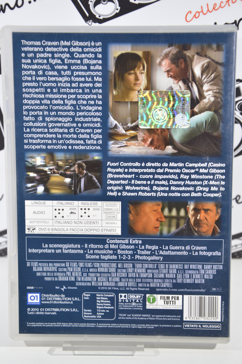 Fuori controllo Dvd Italiano Mel Gibson