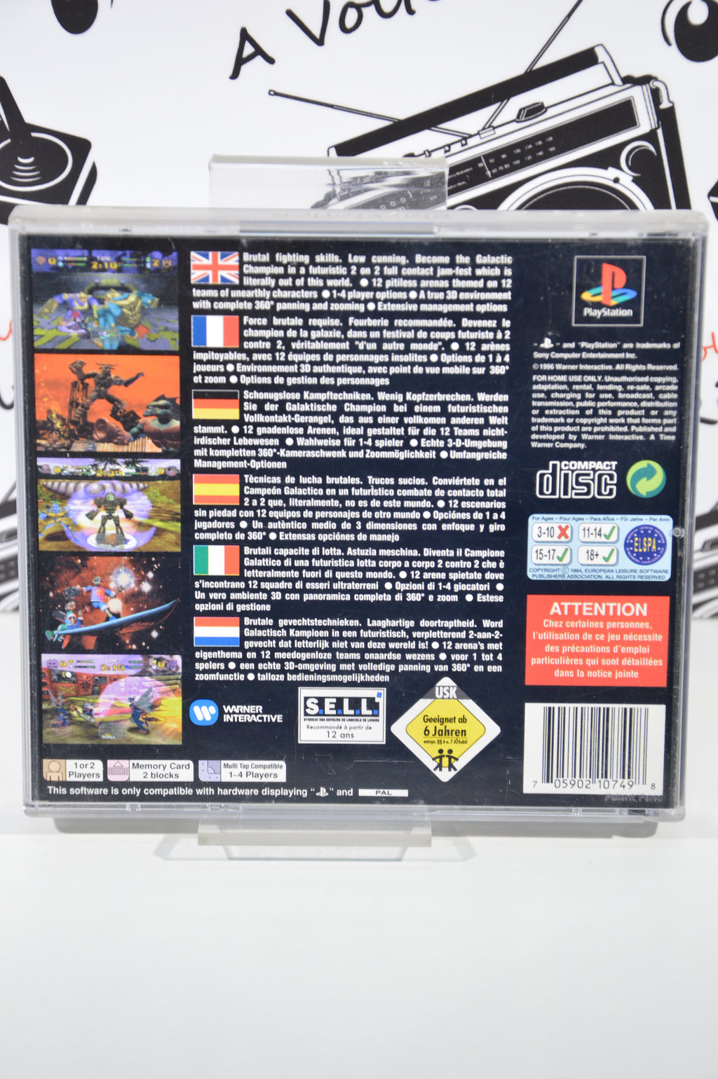 Pitball PlayStation 1 12+ Multilingua