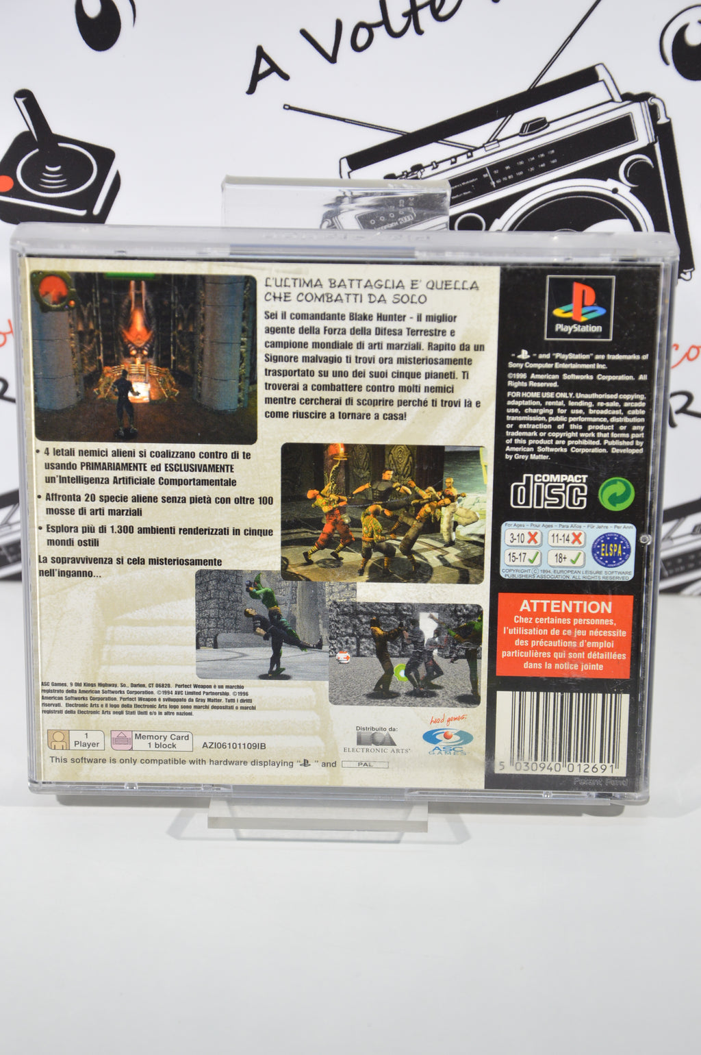 Perfect Weapon PlayStation 1 15+ ITA
